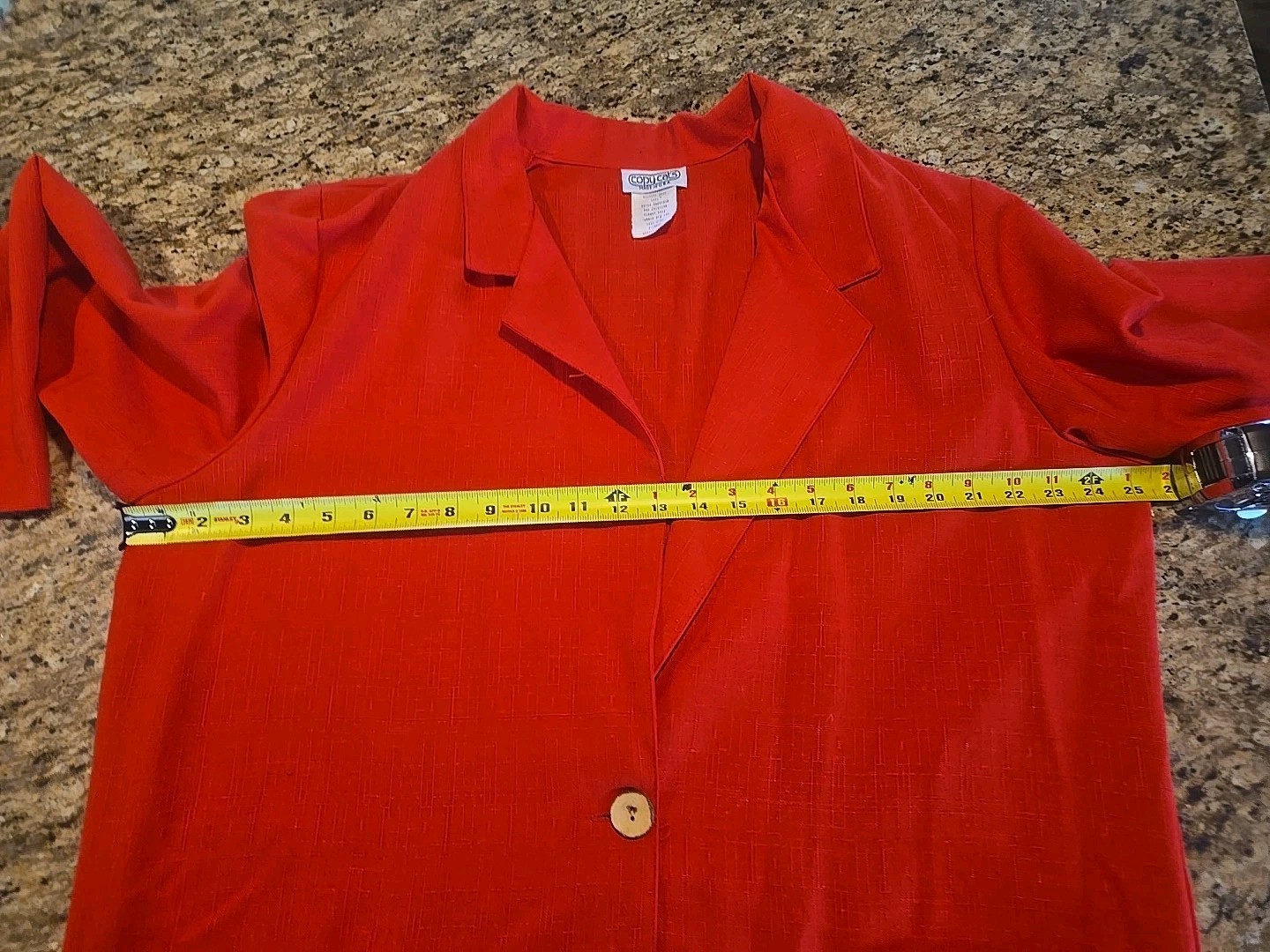 Vintage Copy Cats RED Blazer Size XL Shoulder Pads 80s/90s power look