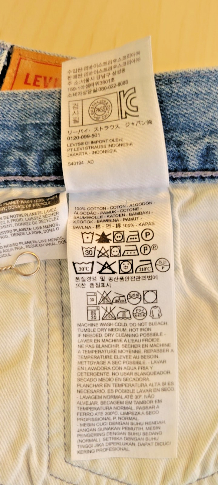 Levi’s 501 Selvedge Redline Made in USA Cut Off Shorts SZ 38X24’5