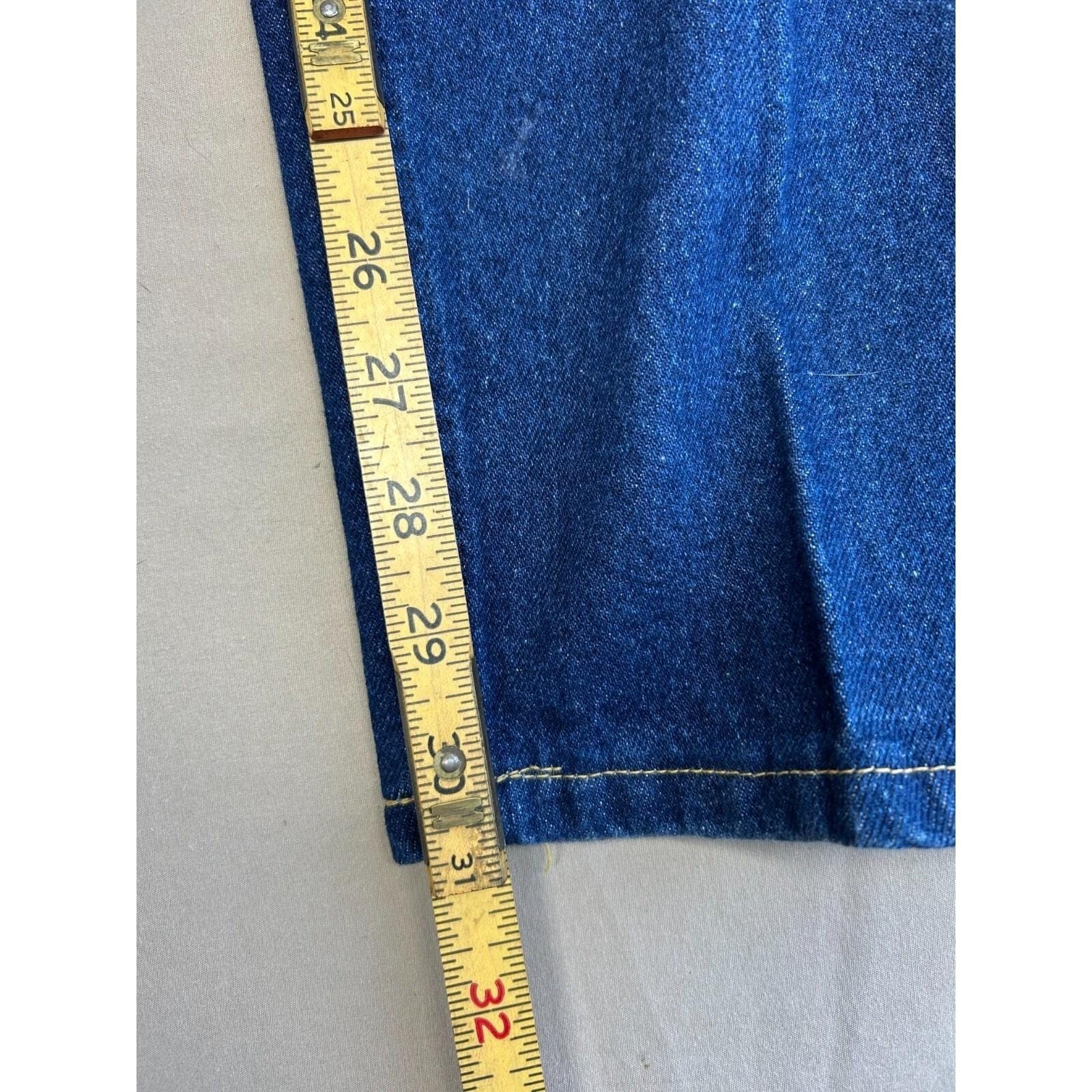 Lee High Waisted Jeans Womens 27 Blue Dark Wash Tapered Mom Vintage 90s Indie