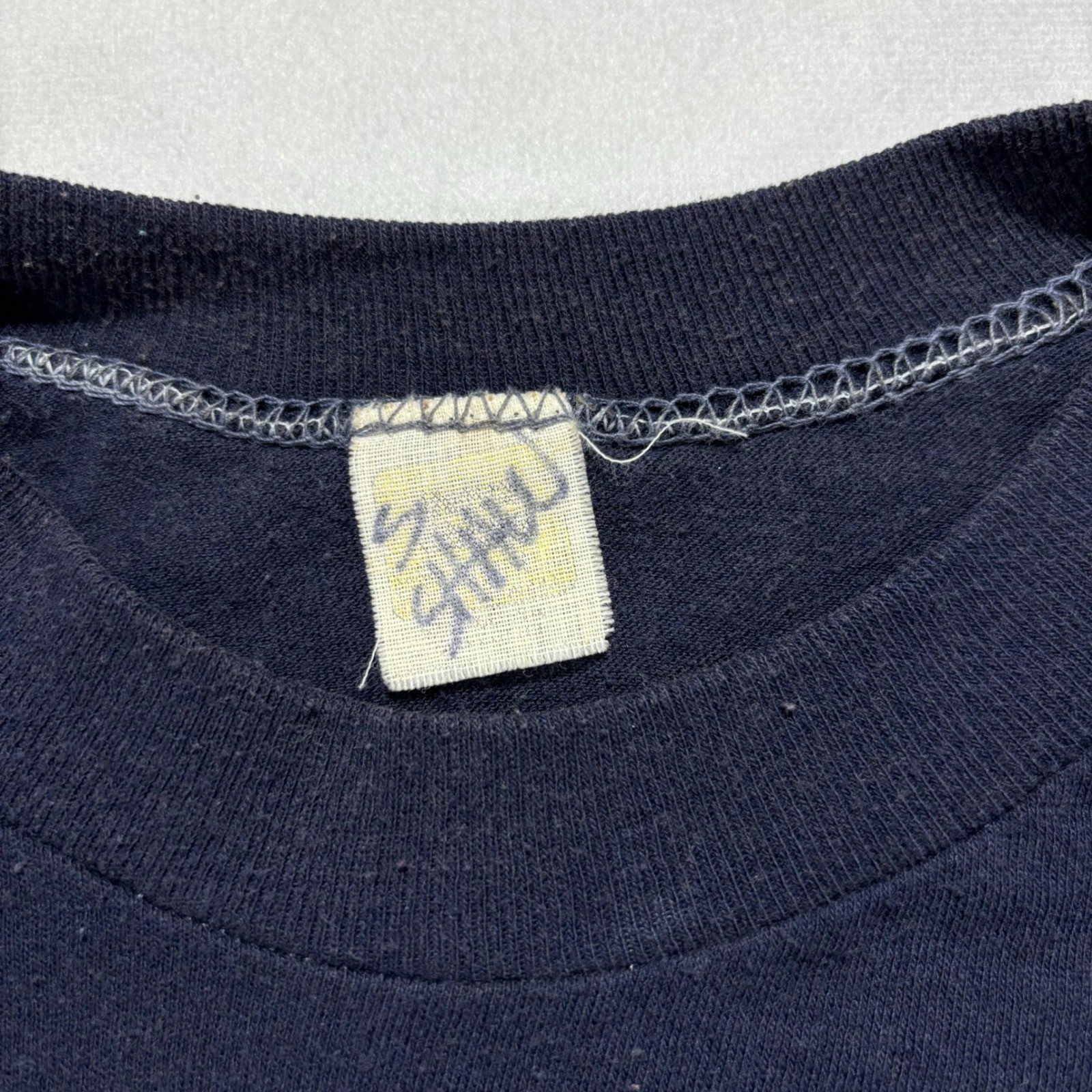 Vintage 70’s Girl Scout Camp T-Shirt Medium El-O-Win Navy Blue Single Stitch