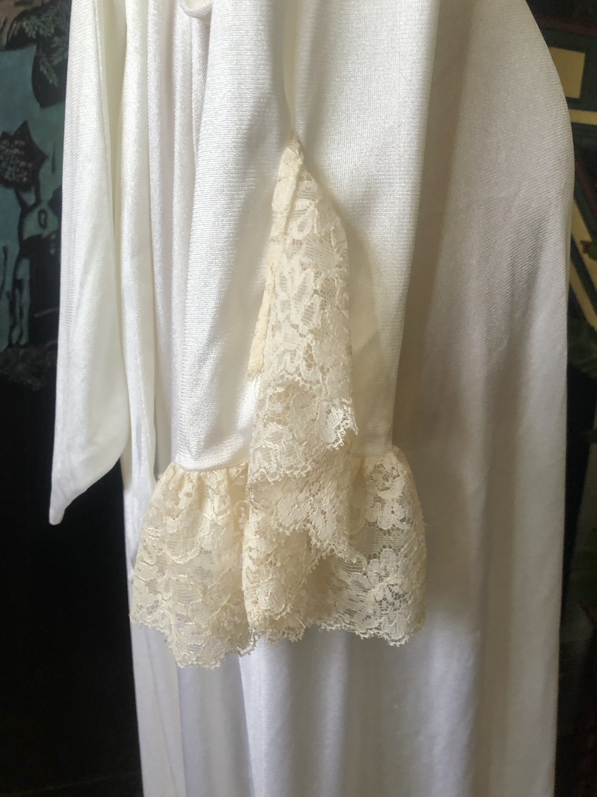 Vintage 60’s Hollywood Starlet Charles Grahame Ivory Robe For Harrods