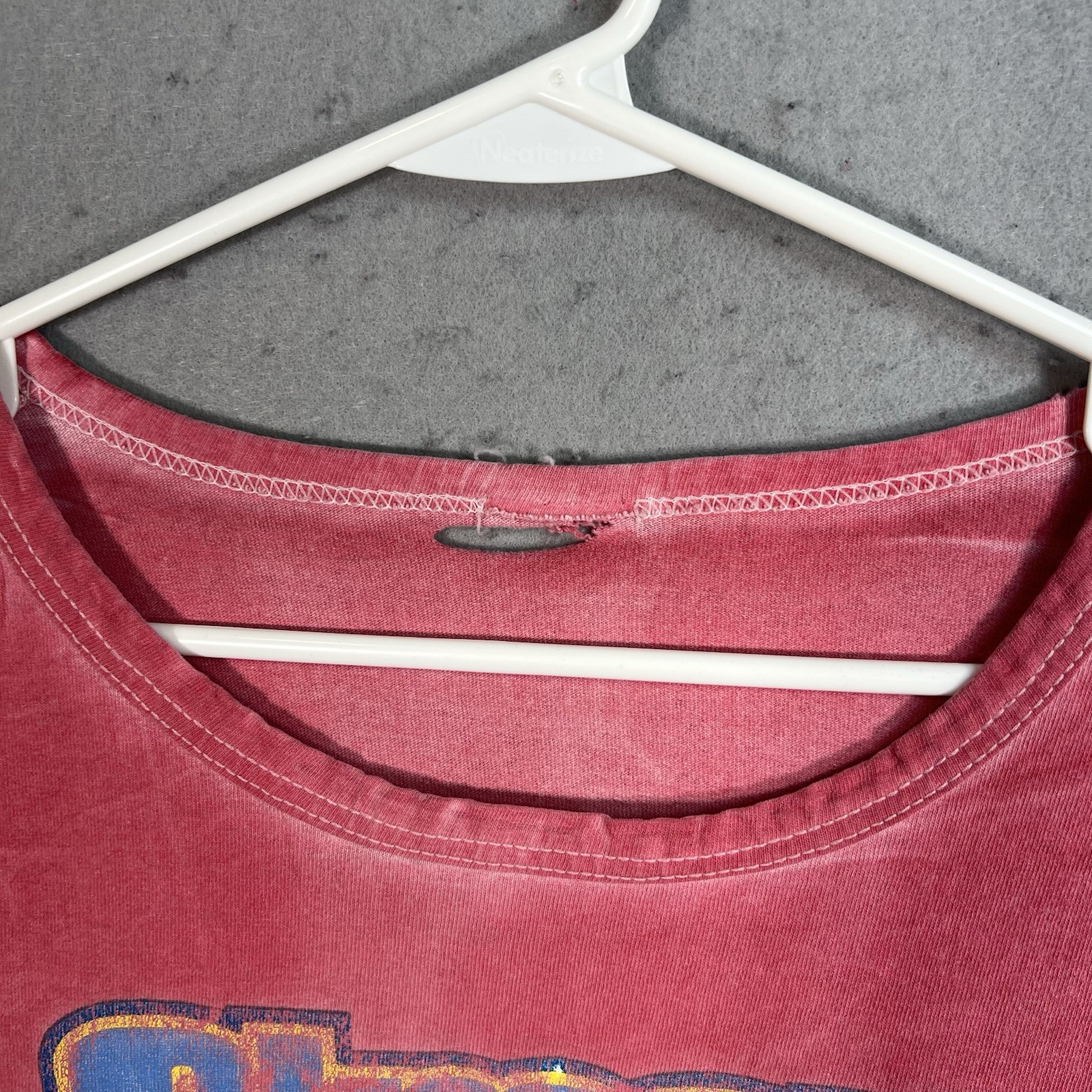 Vintage 90s Looney Tunes Tweety Silvester Tan Get Happy T Shirt Womens 2XL XXL