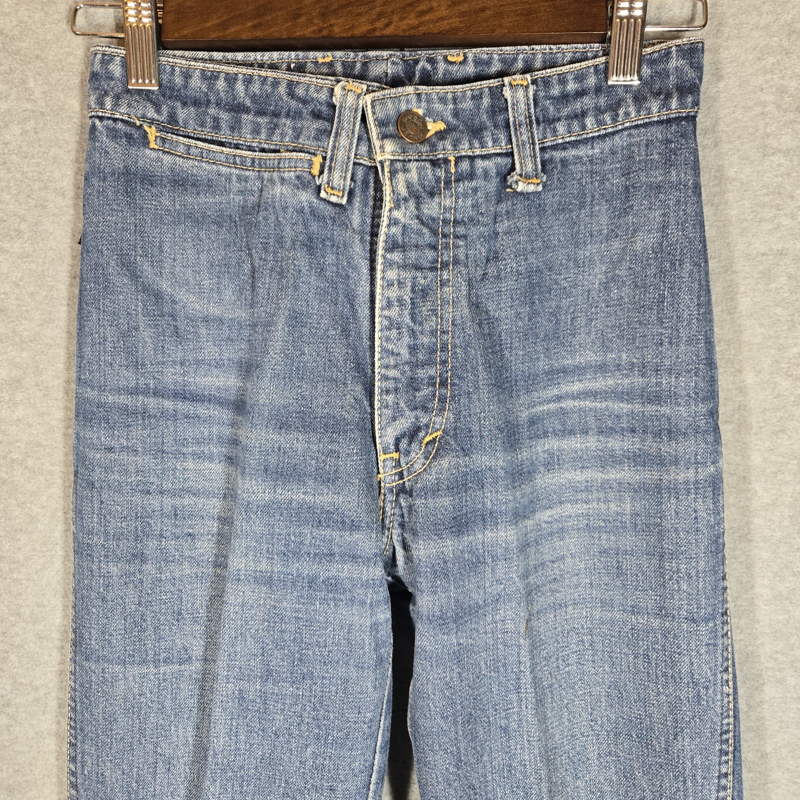 Vintage 80s Sasson Jeans Women Blue Denim Dark Wash Stitched Size 26
