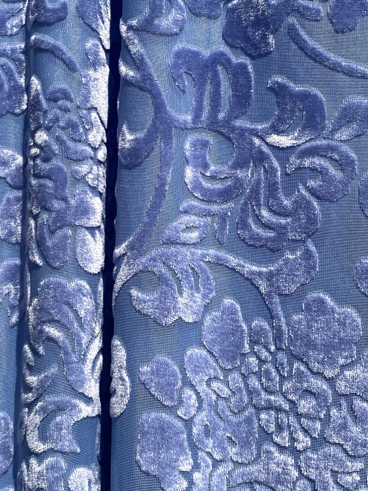 Onyx Nite Wendye Chaitin Purple Blue Velvet Dress Long Nightgown Size 18 Large