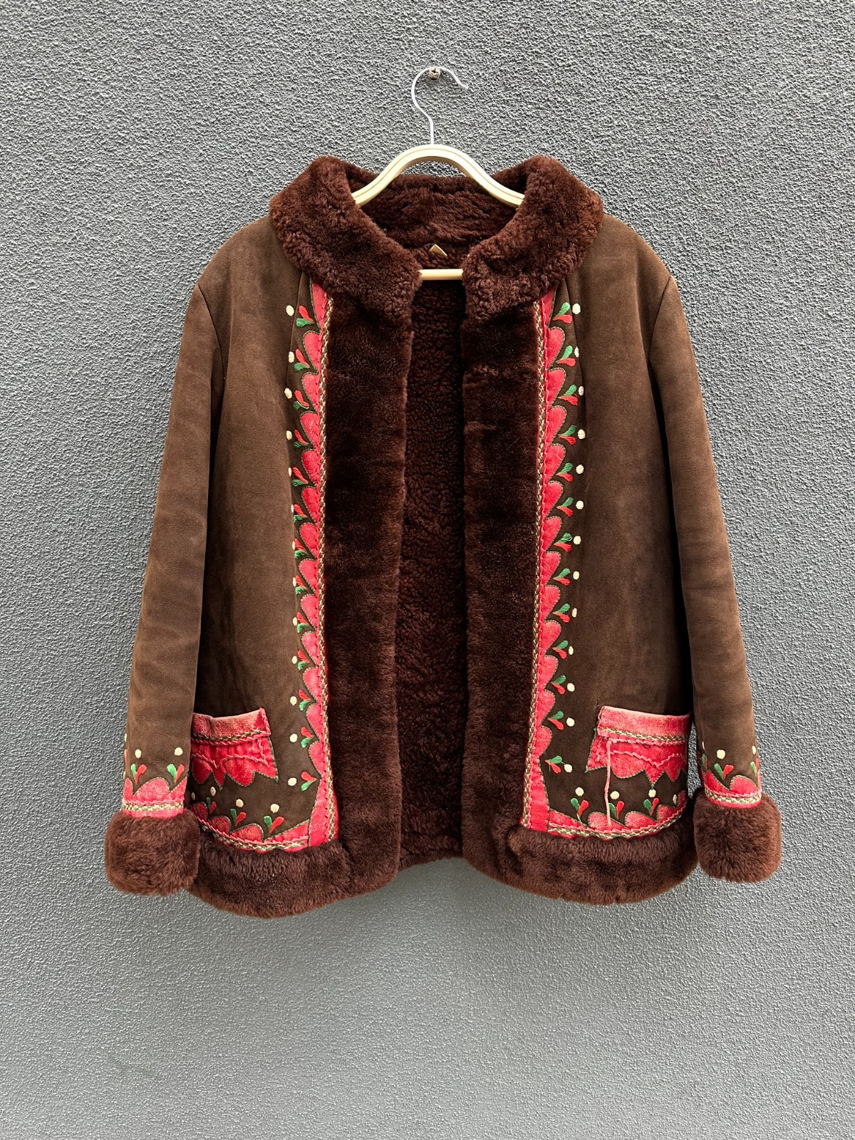 Vintage Polish Sheepskin Jacket