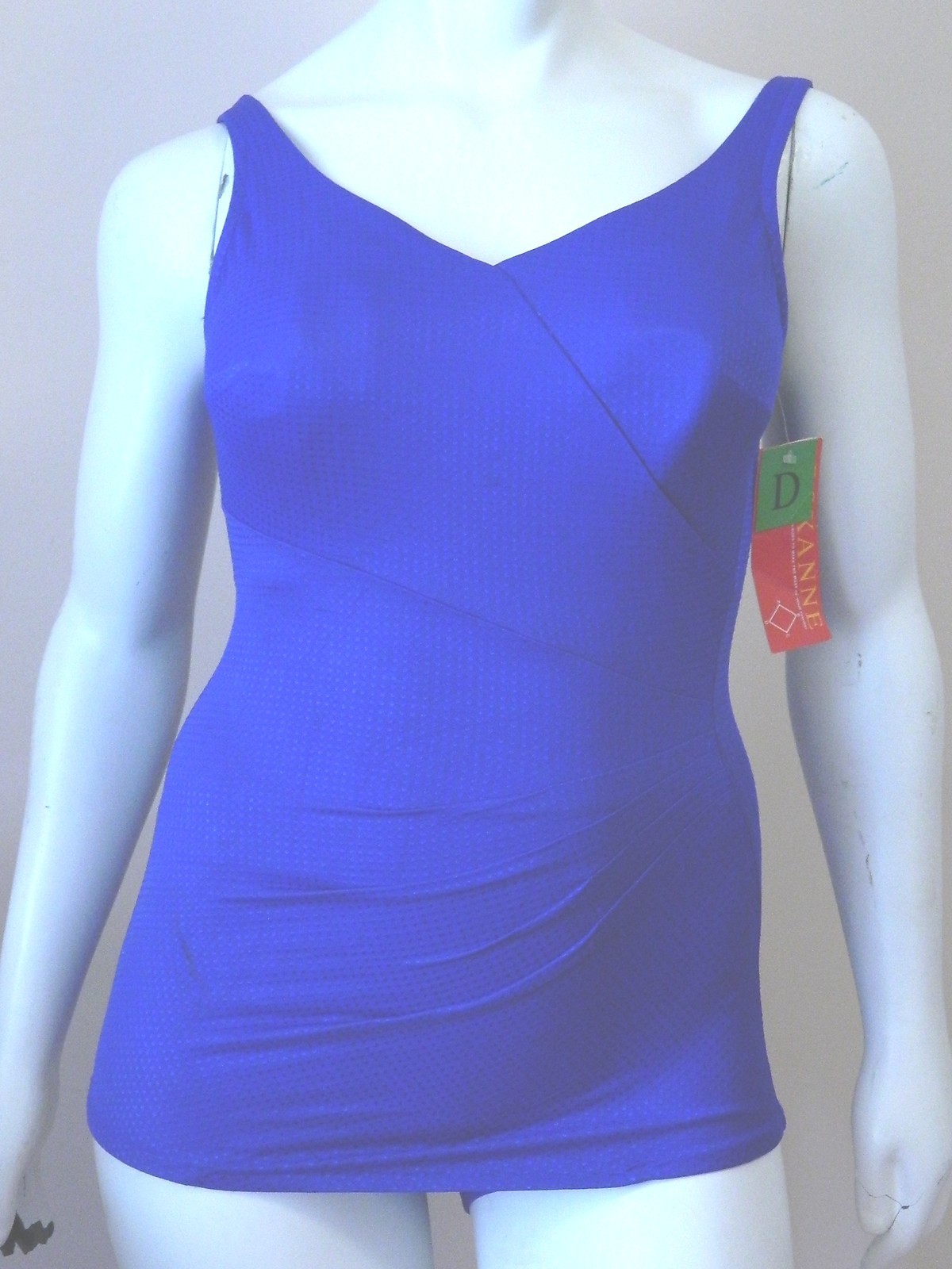 Roxanne Vintage Swimsuit One Piece Dark Blue Size 14 36 D New With Tags