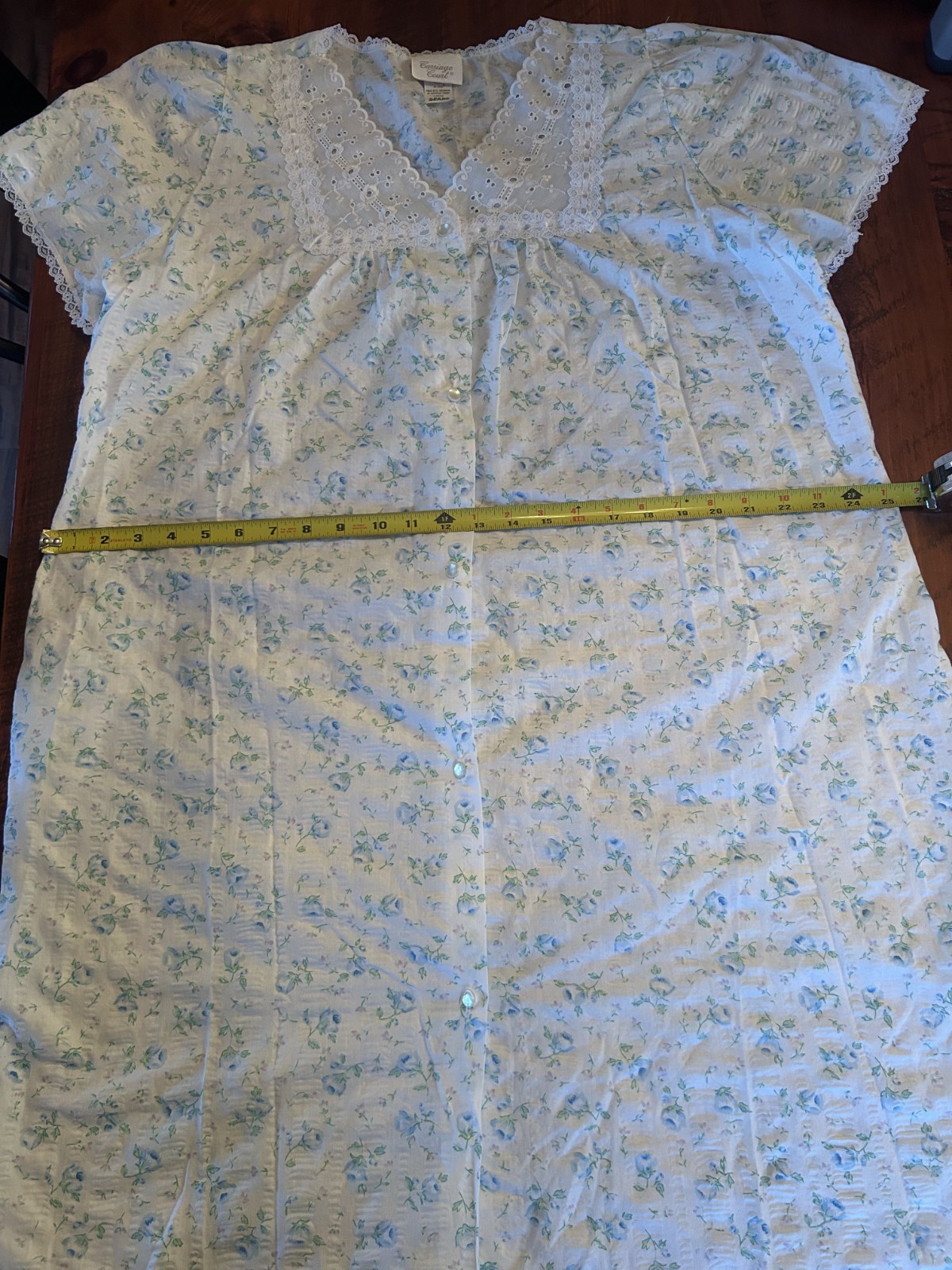 Vintage Sears Carriage Court Women’s Night Gown Cottage Core Sz Large