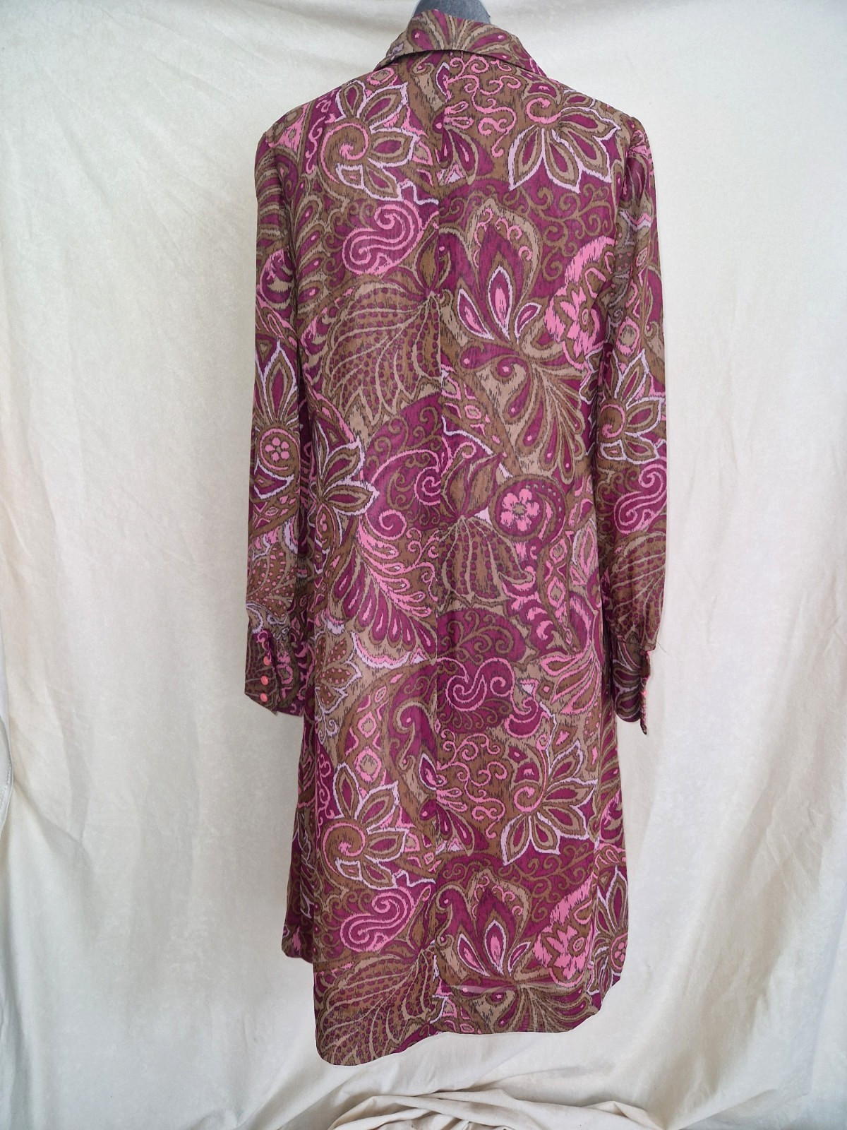 lucie linden dress vintage apron size 38-40 original 70s dress