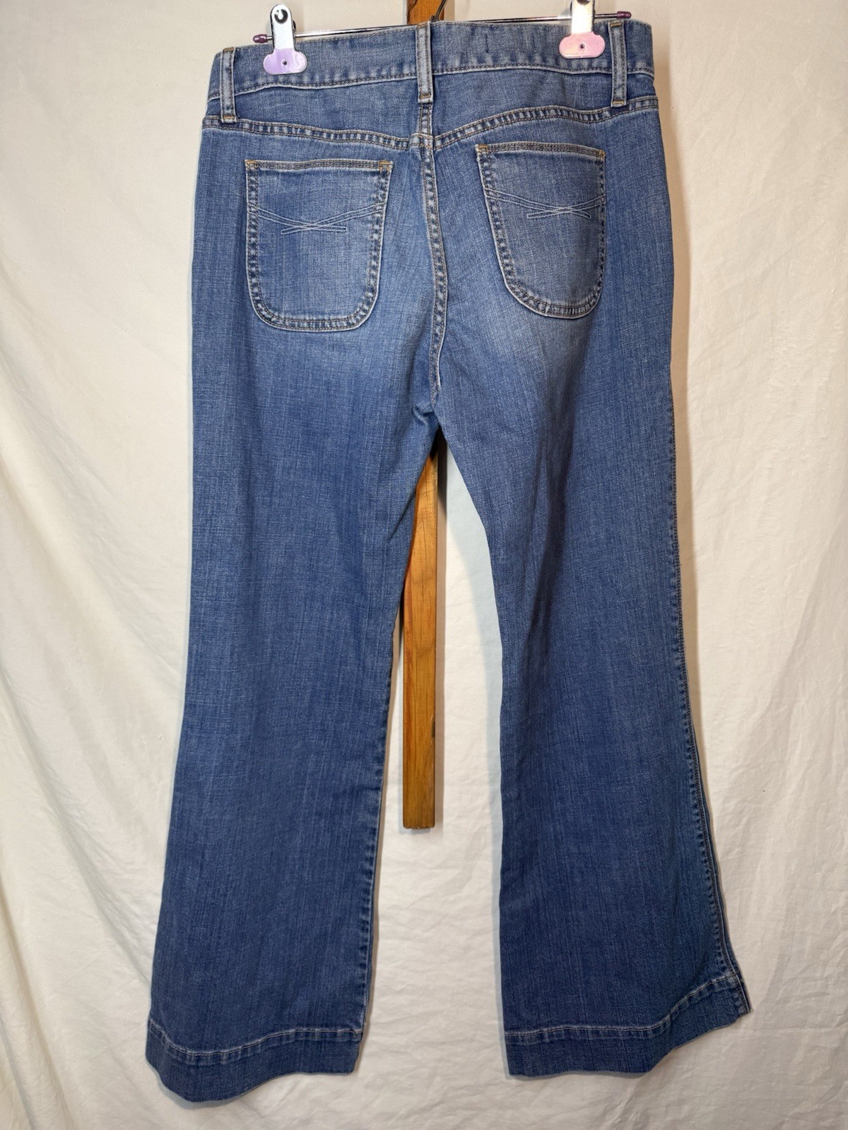 Vintage Y2K GAP 1969 Pocketless Low Rise Boyfriend Flare Jeans Size 29/8p