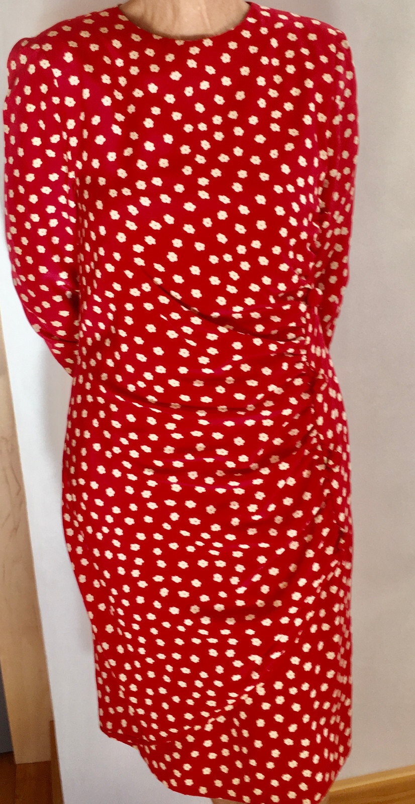 Vintage Stanley Platos Martin Ross Long Sleeve Dress for Saks Fifth Ave, Size 10