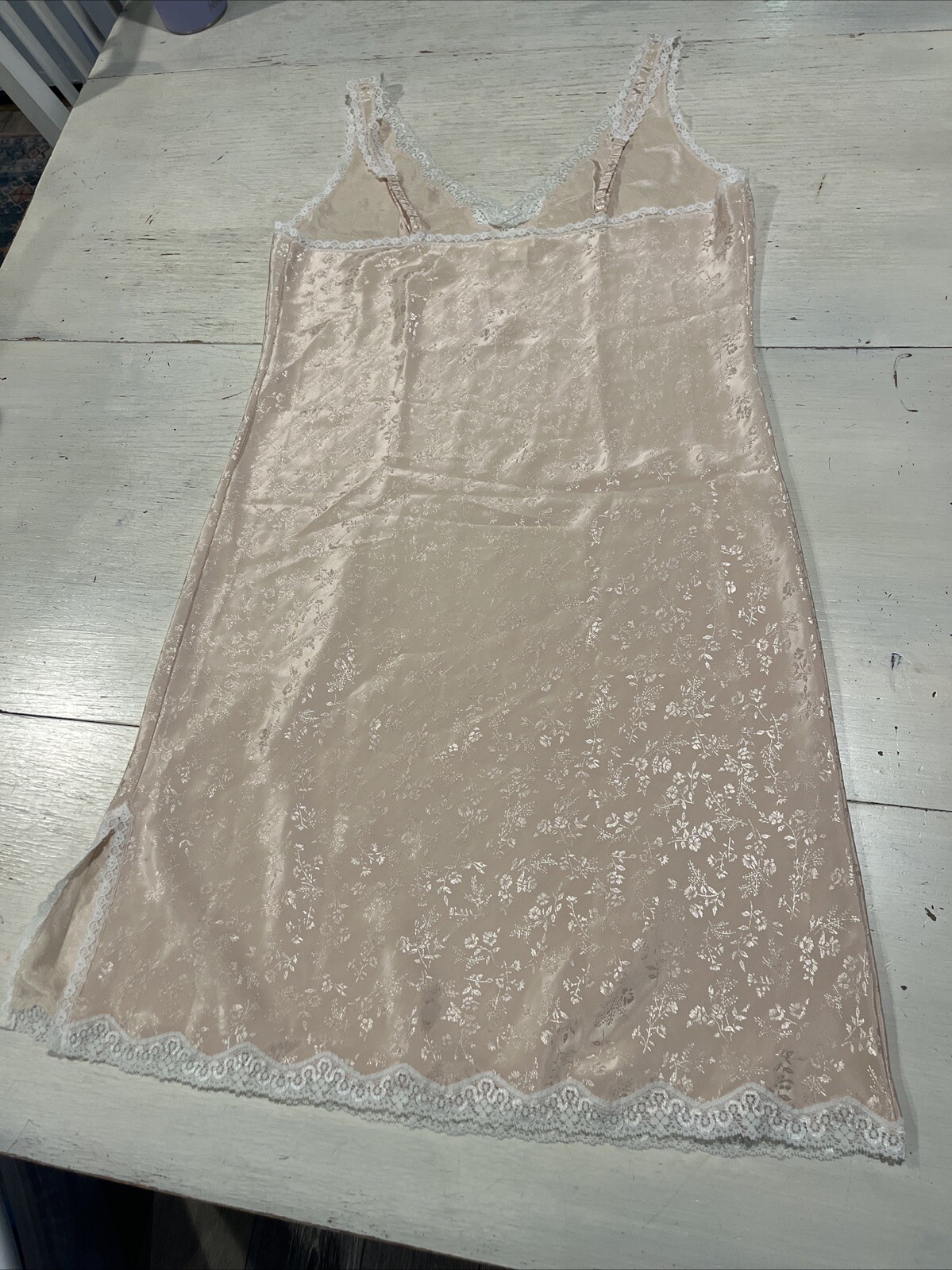 Vintage Barbizon Nightgown Slip Women’s 36 Lingerie Tan Nude~Beautiful