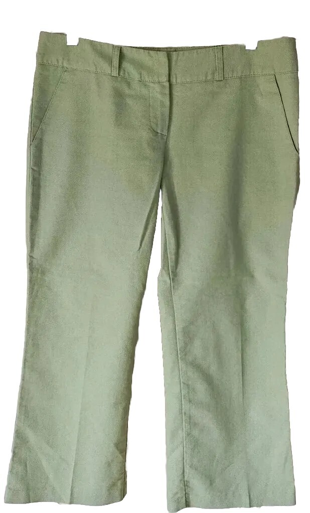 Heart Moon Star Women Capri Pants Green Size 6