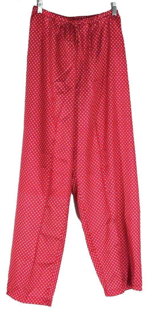 Vintage 80s Donna Richard for Gilligan O’Malley Silky Geometric Print Pajama Set