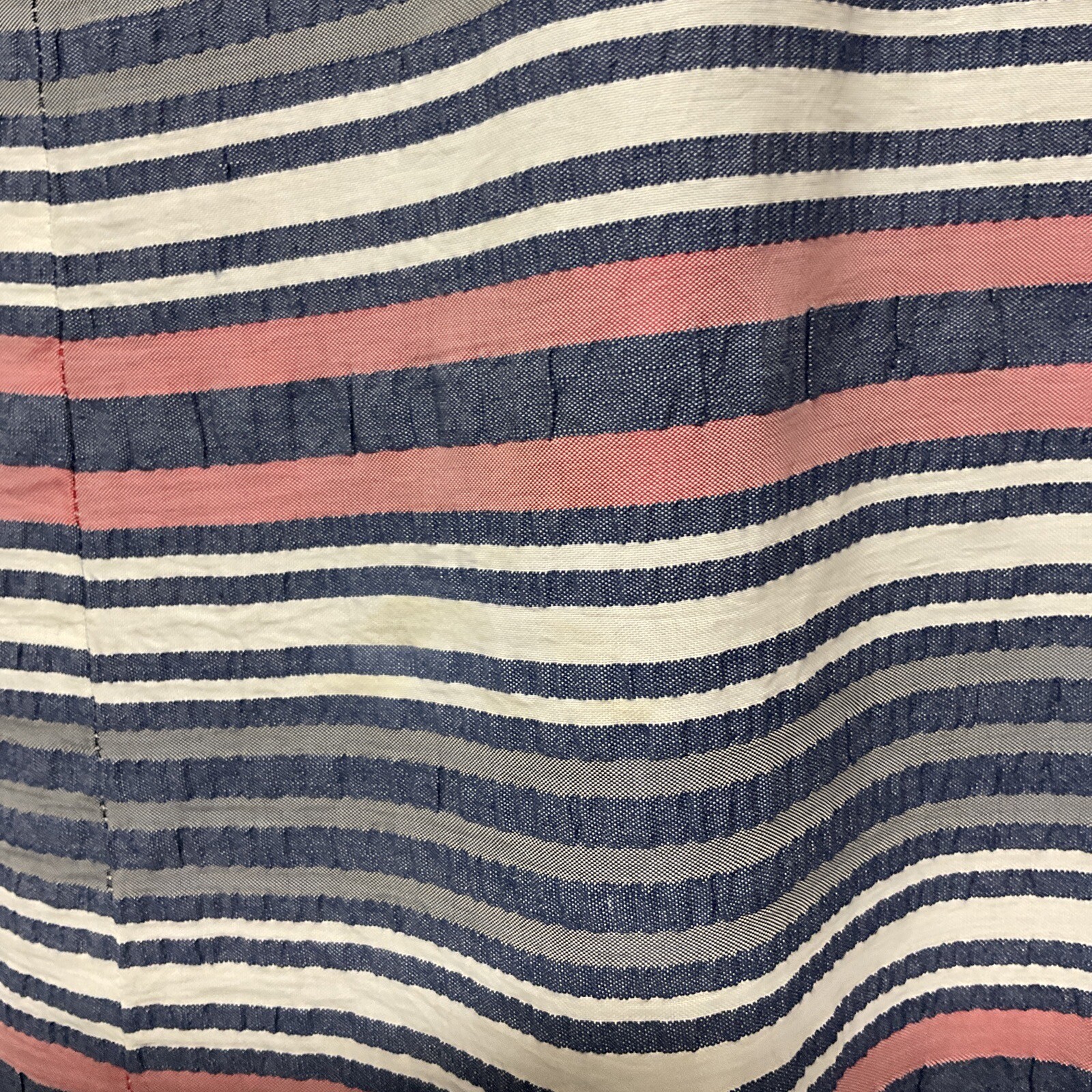 Vintage Women’s 2 Piece Stripe Sheath Dress And Jacket By Marilyn Reading Pa.