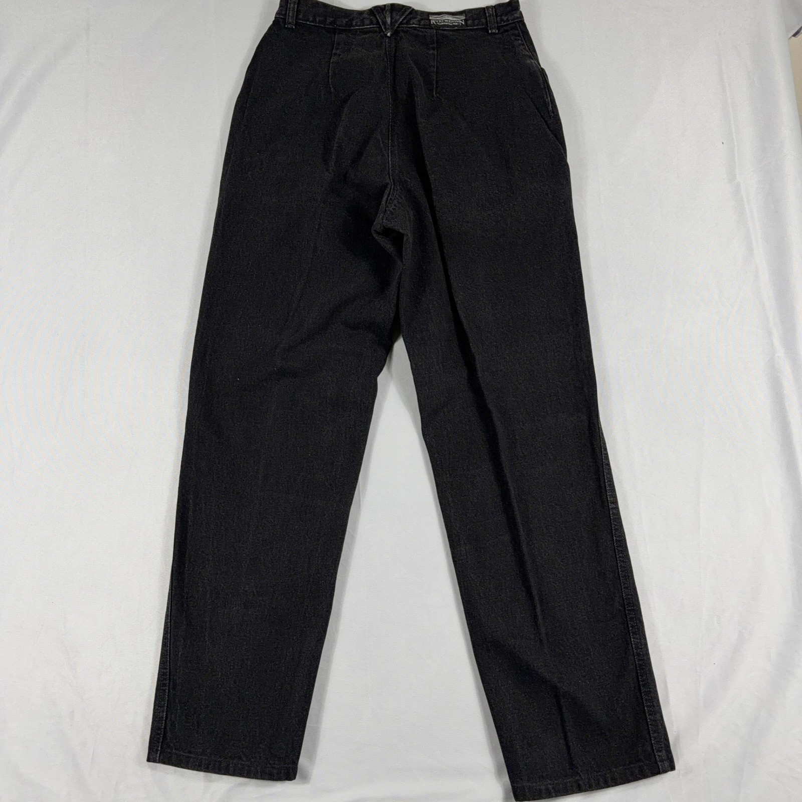 Rocky Mountain Vintage High Waisted Western Black Denim Jeans Size 13/14 USA