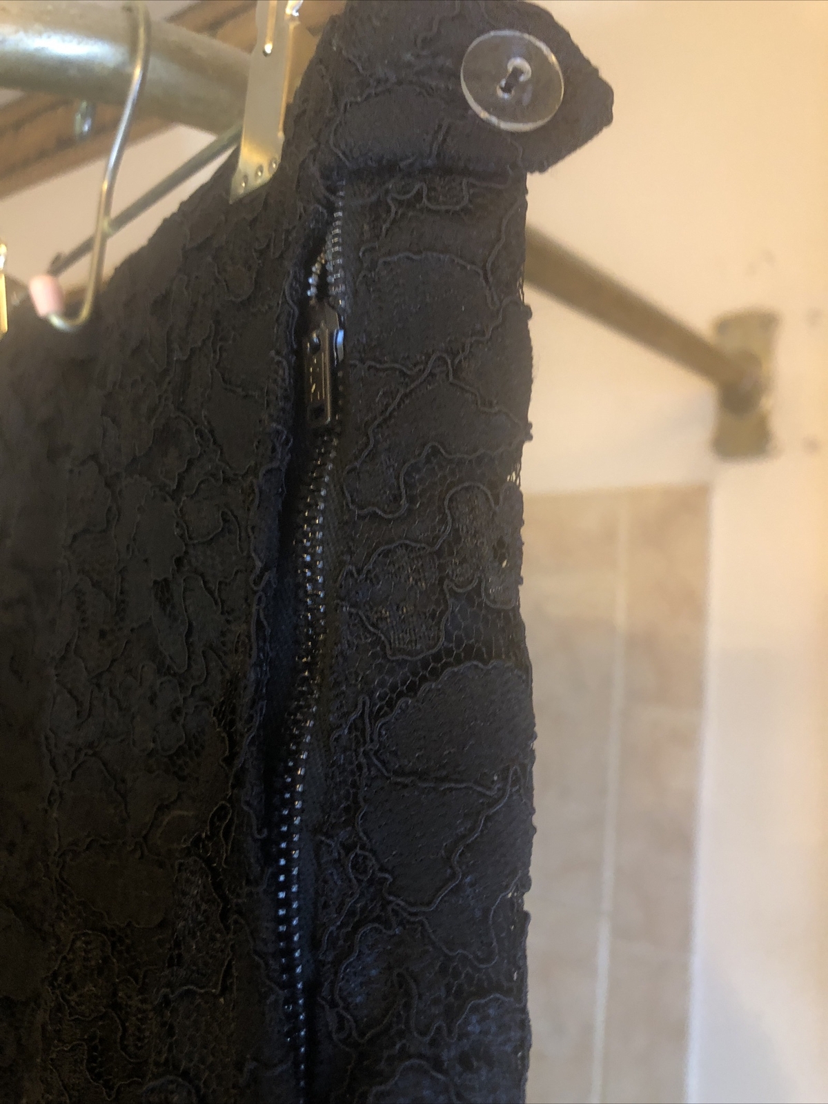 Vtg SO’DI Miami 1970’s Style Maxi Dress Two Pc Black Lace -Top & Skirt Size 6-8