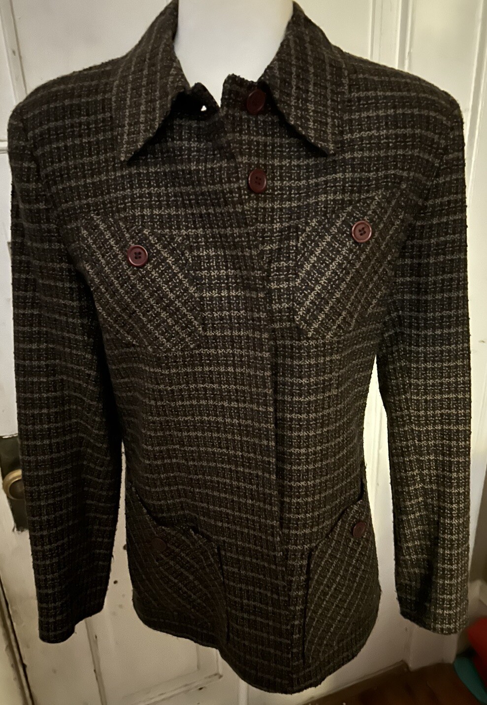 Vintage Jordan And Cole Jacket Acrylic And Nylon 100etate Liner.