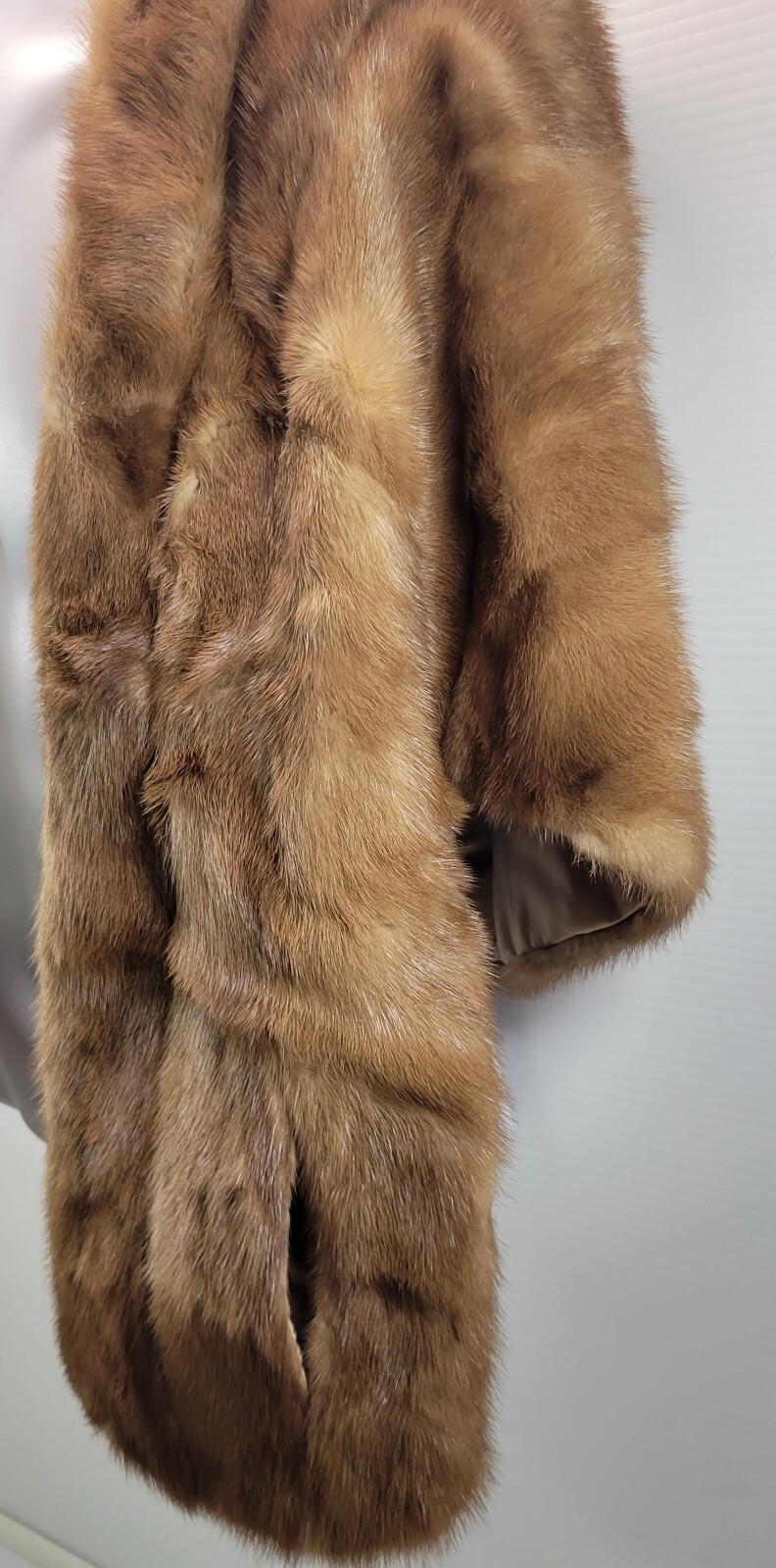 N) Vintage Mob Wife Era Women Over the Shoulder Collar Fur Stole Shawl Vest