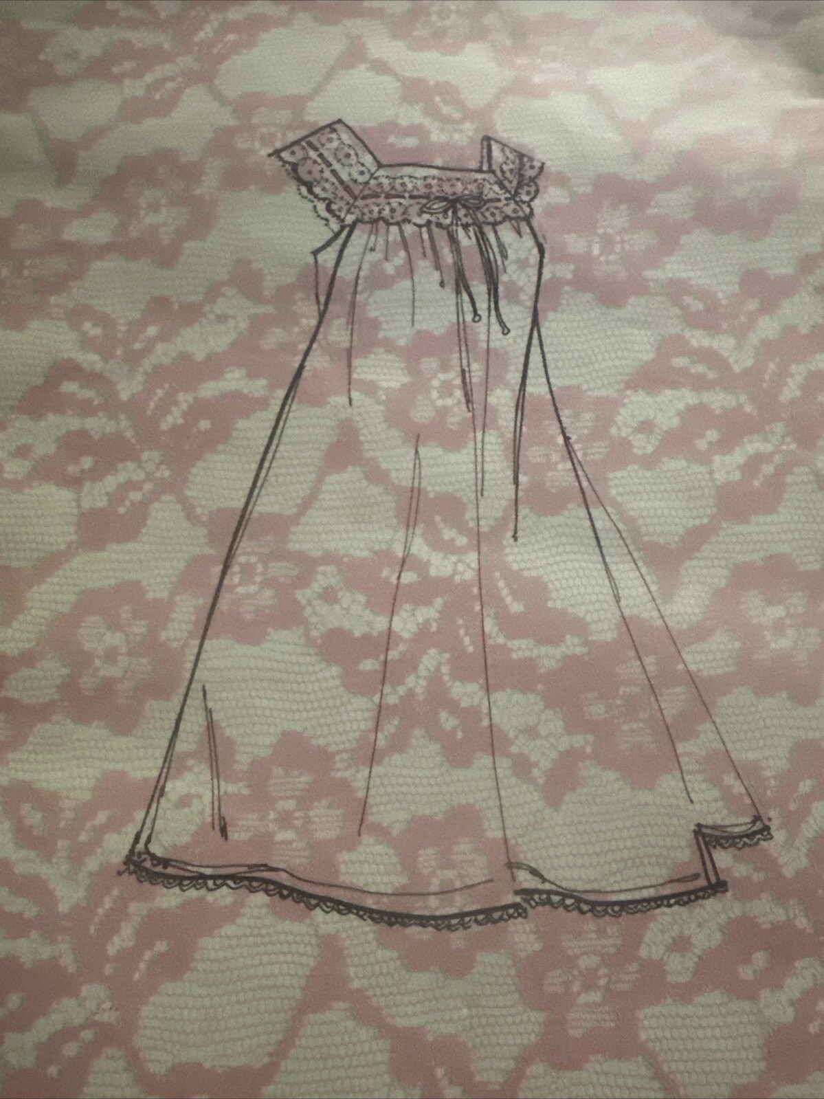 UNCUT Dolores of St Paul~7020~Ladies Nightgown~Size Small 1970 Vtg Pattern