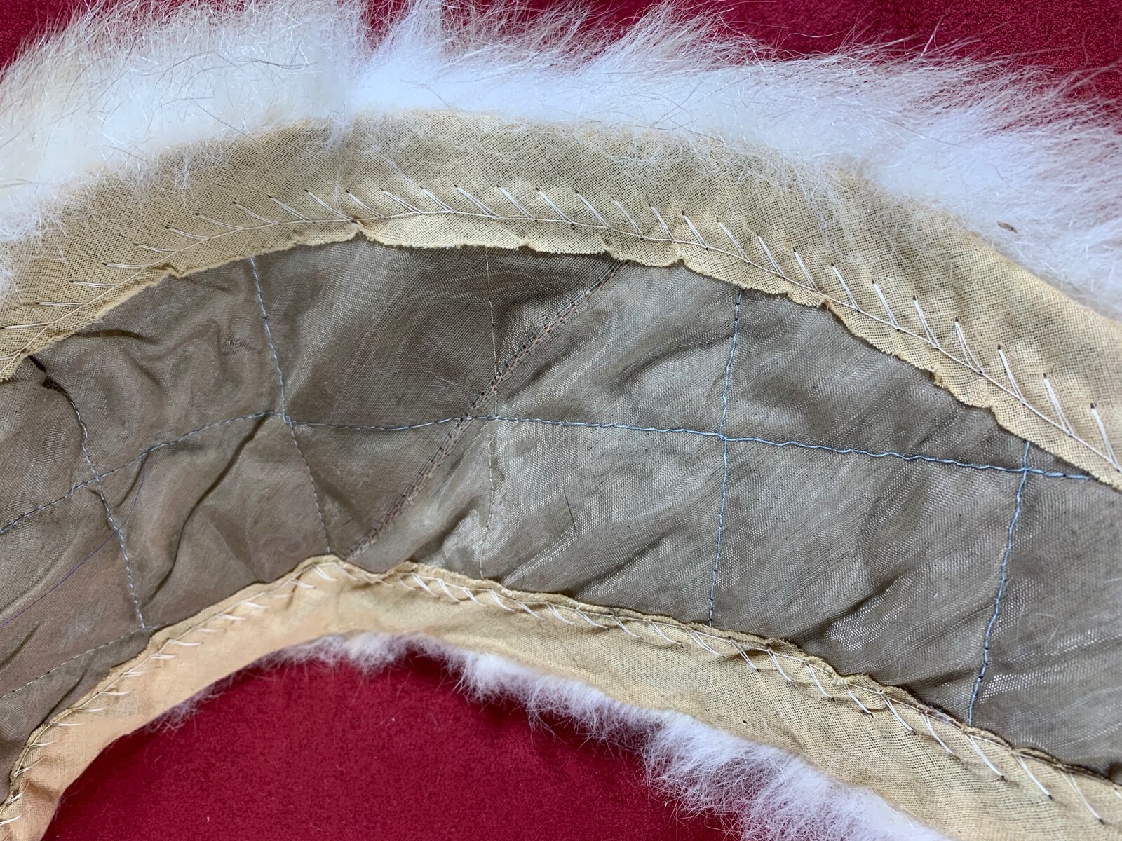 Vintage UNIQUE Mink Fur Shawl Stole Collar light brown No Rot and Lined 3777