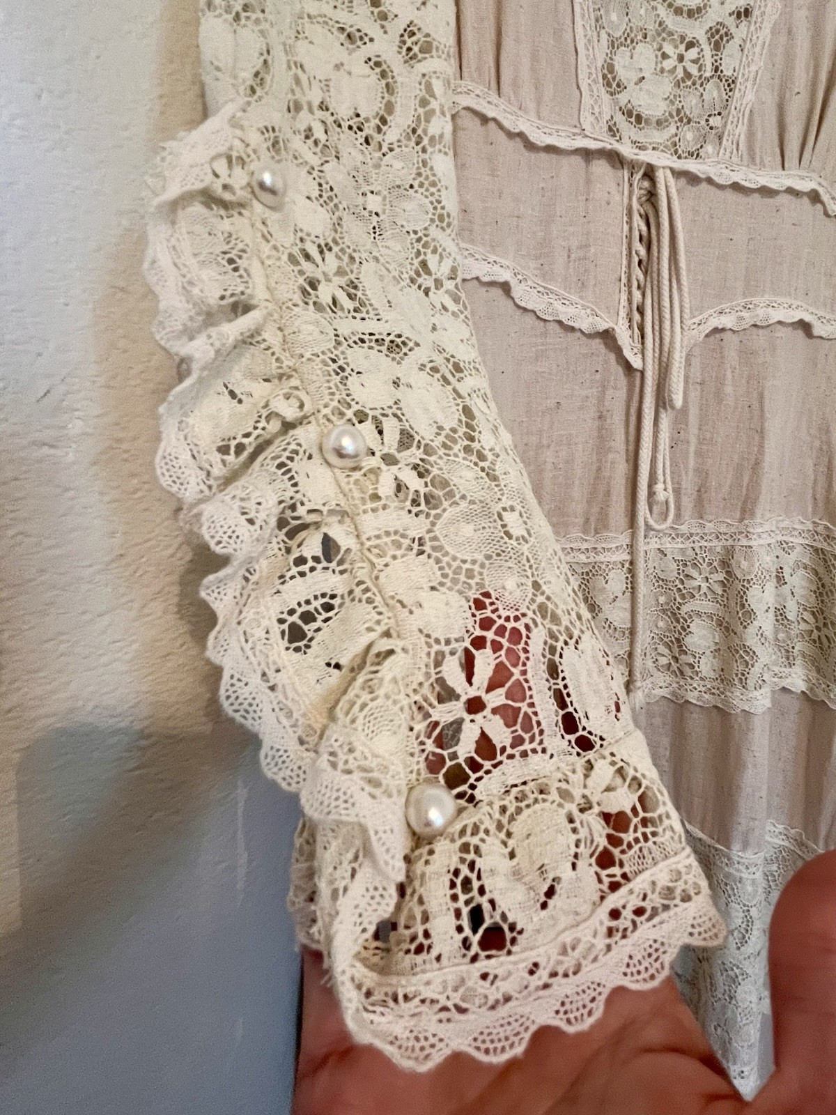 Gunne Sax Dress￼Black Tag, Size 9, Floor Length, Cotton, Near Perfect Condition