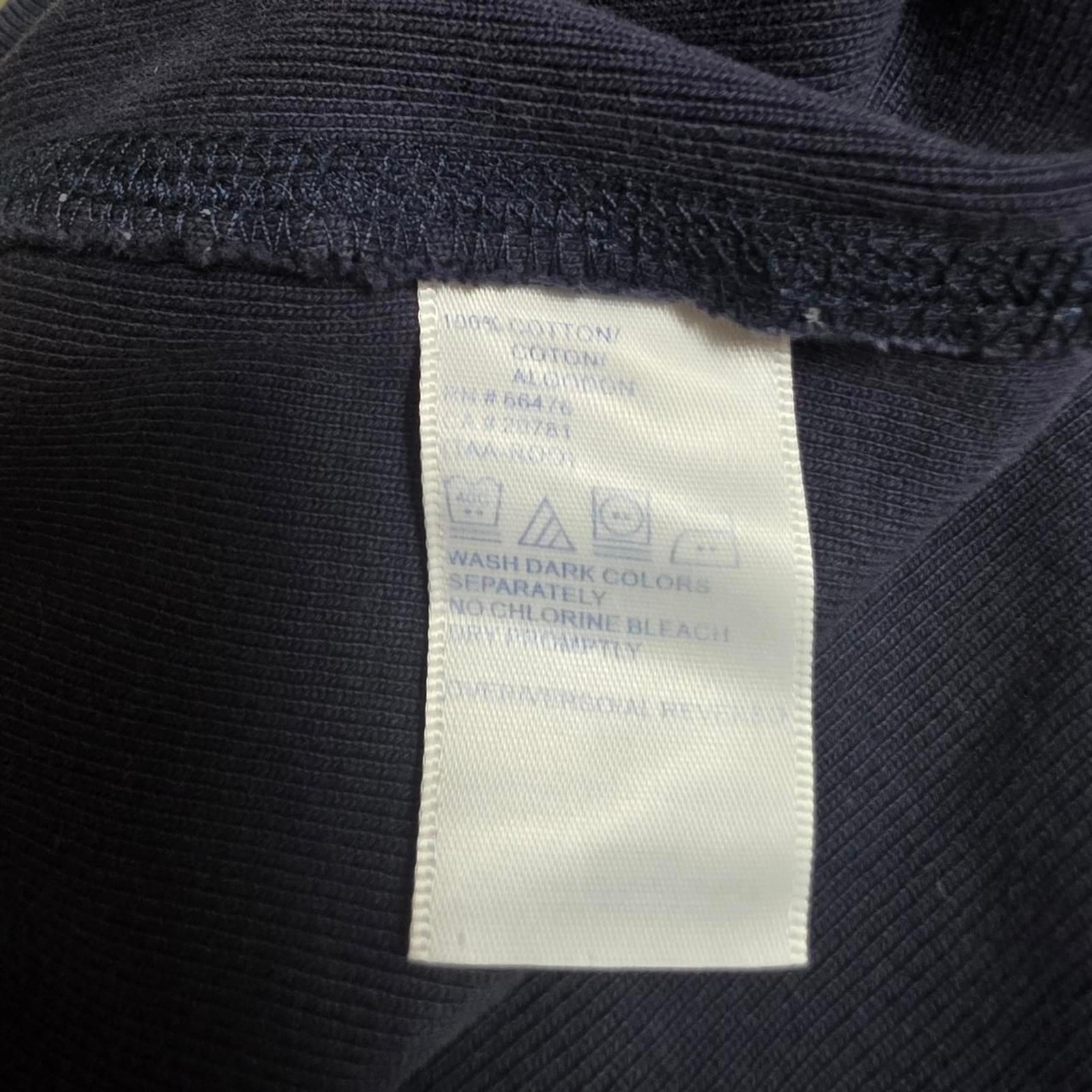 Tommy Hilfiger navy blue cotton shorts size L women’s date code 2002 Vintage Y2K