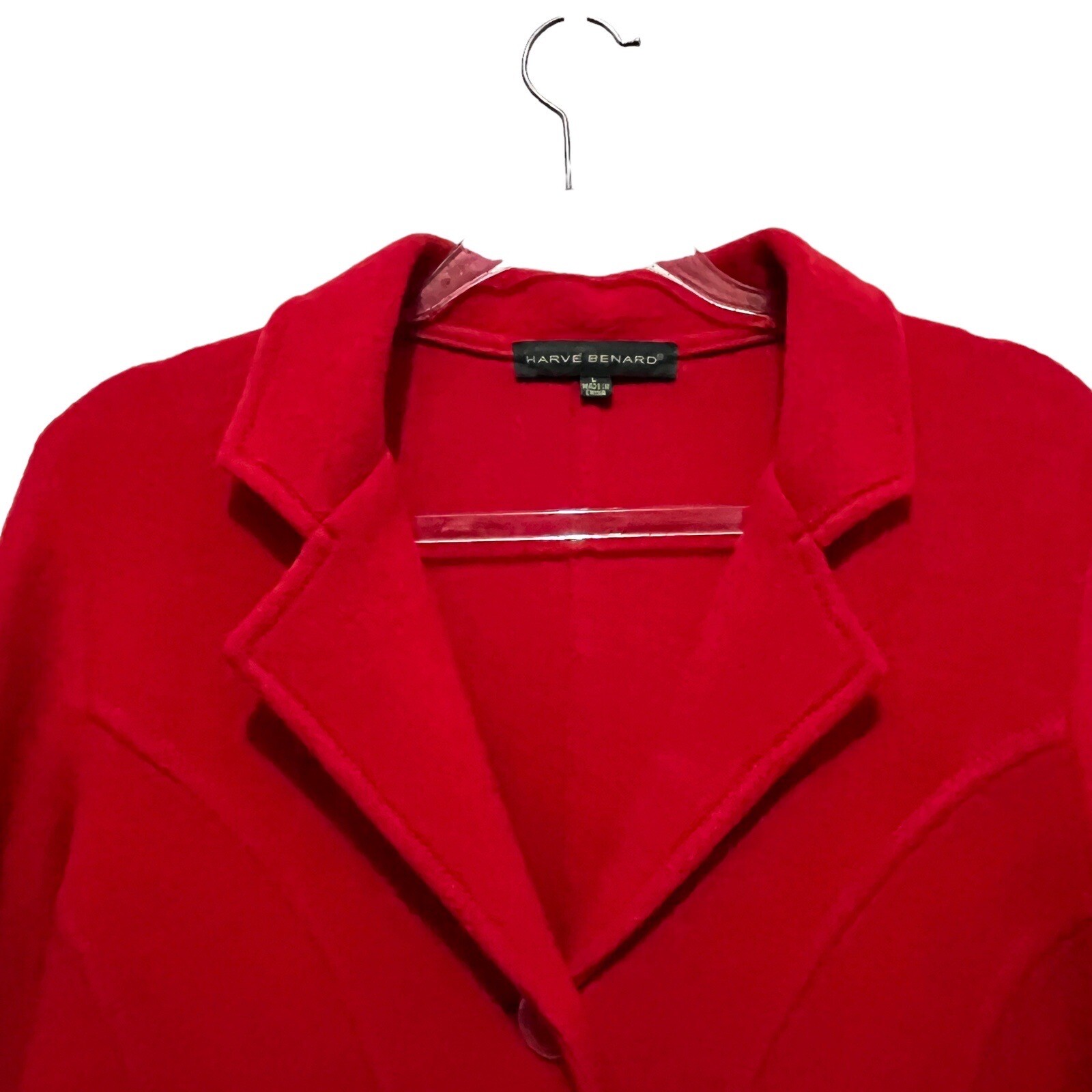 Harve Benard Jacket Blazer Wool Women’s Size L Vintage Secretary Librarian Chic