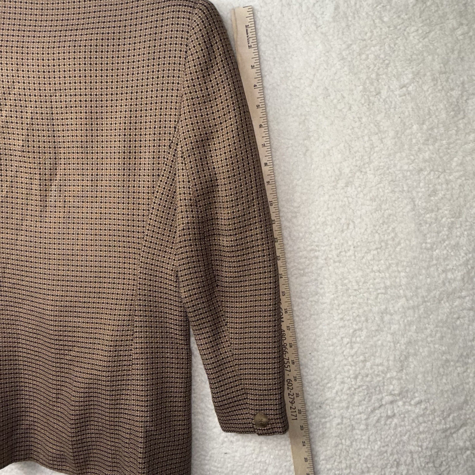 Vintage 80’s Prophecy Houndstooth Blazer Fit Size Medium Academic Retro Preppy