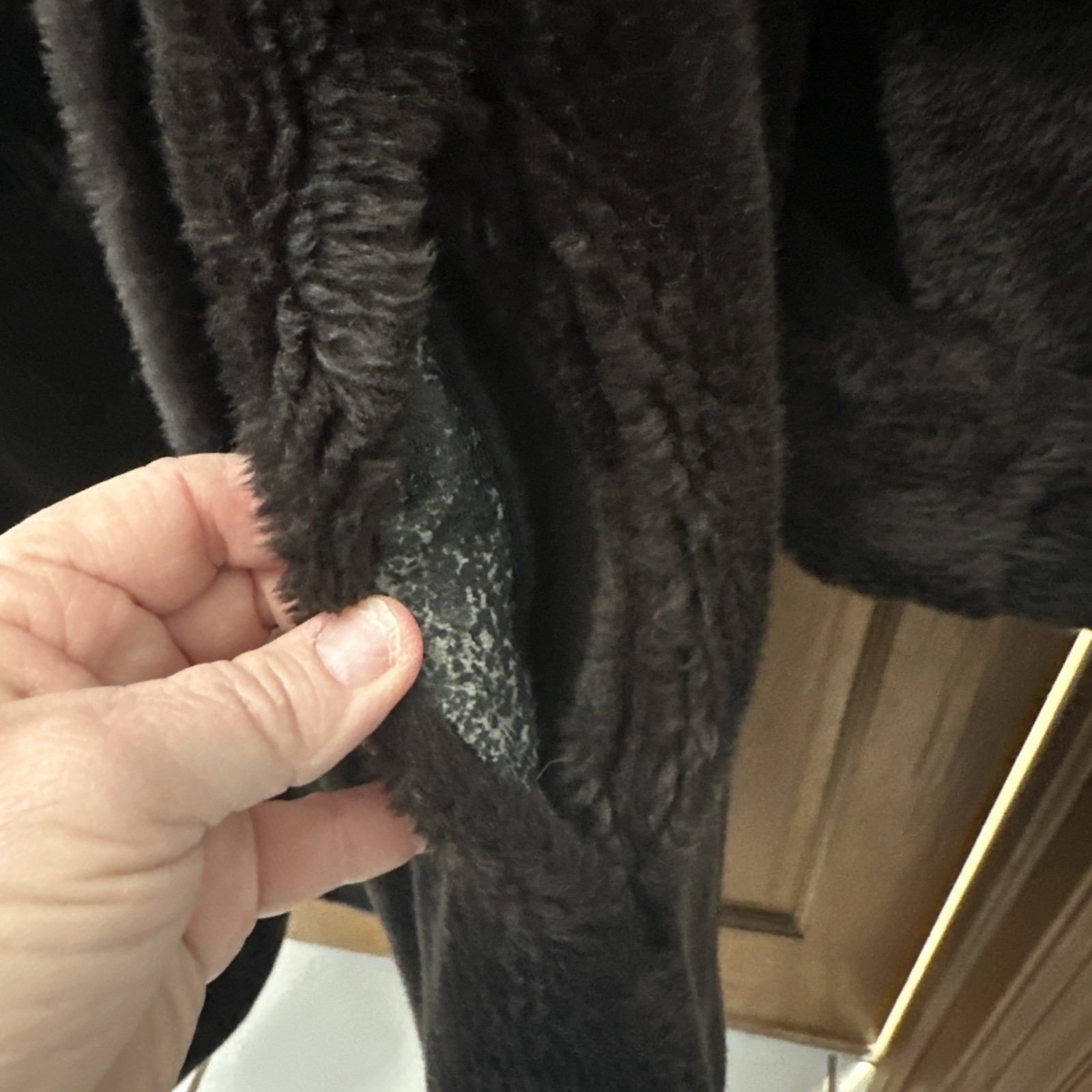Vintage Monterey Fashions Faux Mink Fur Coat