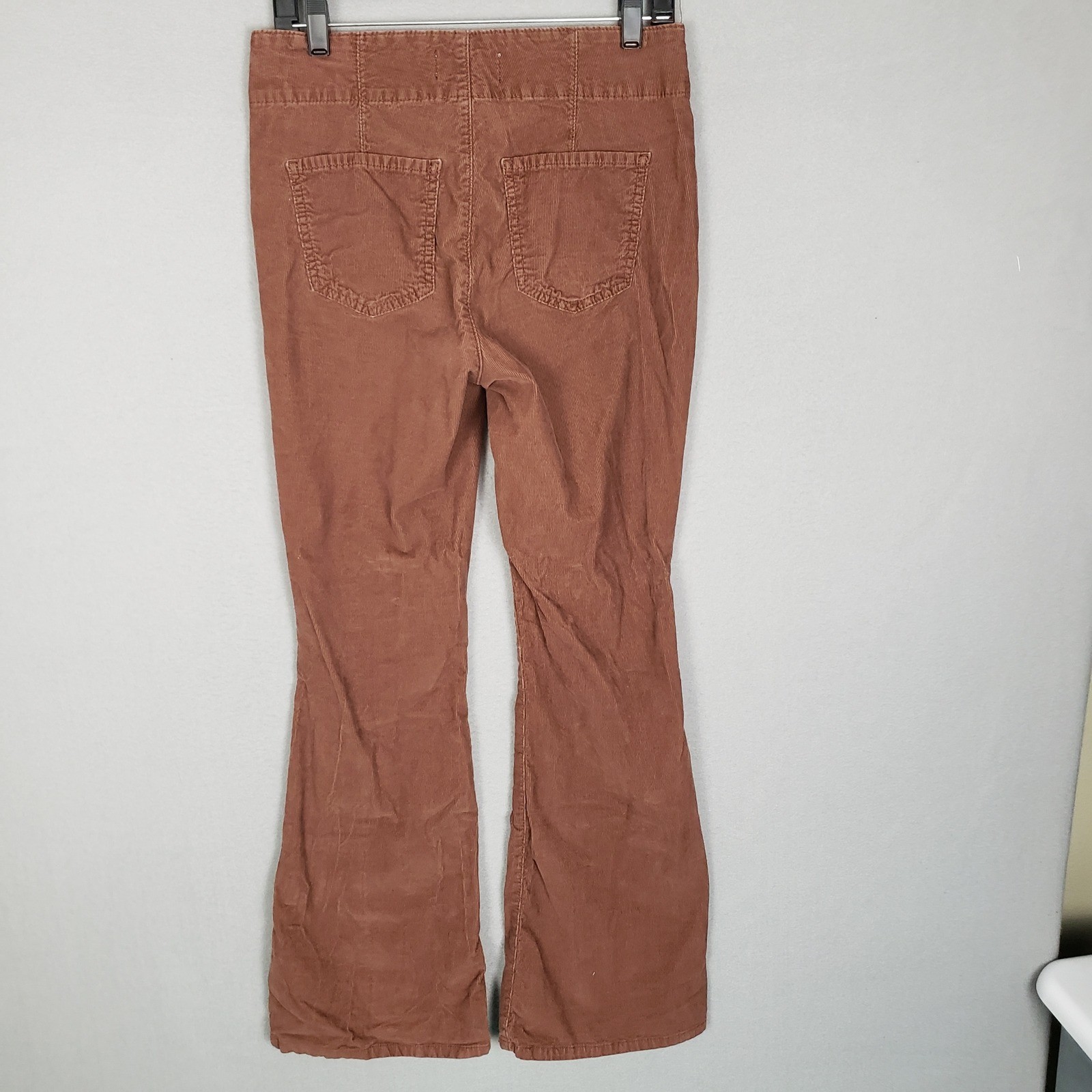 NOBO Corduroy Flare Pants Brown Dark Academia Y2K Preppy Old Money Ivy League 10