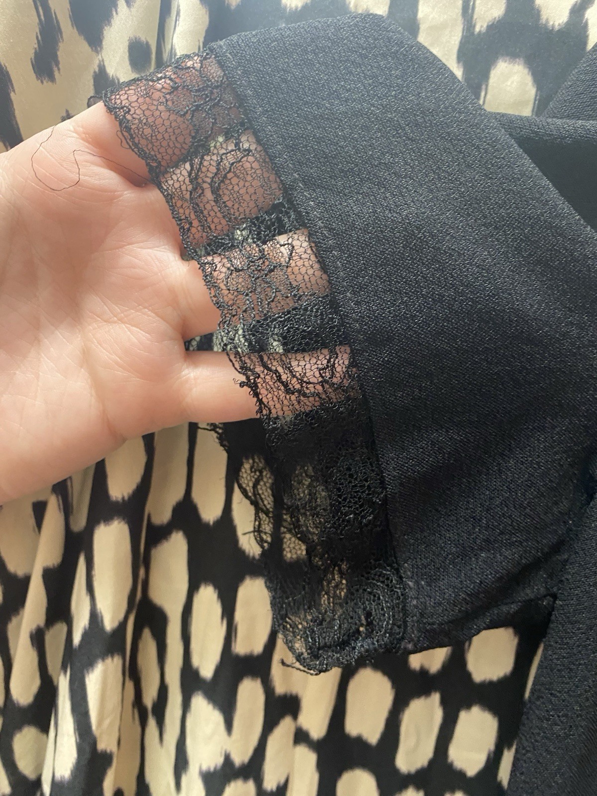 1940’s WW2 Era Black Dress With Bow Details