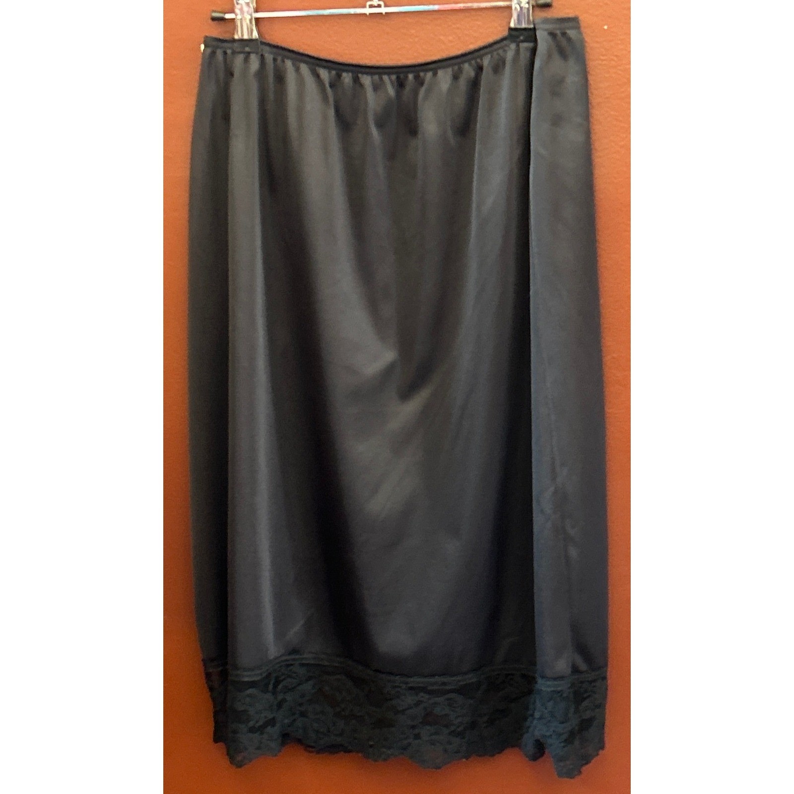 Vintage Vassarette Half Slip Lingerie Lace Hem Coquette Gothic Feminine Classic
