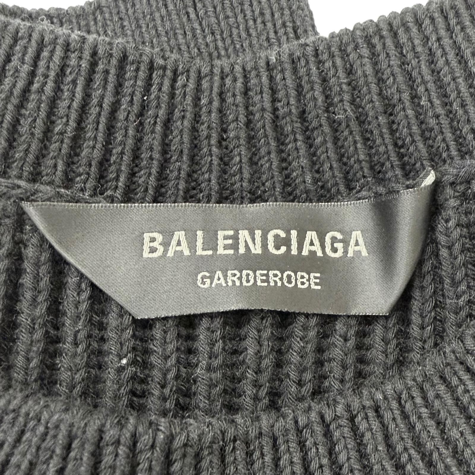 Balenciaga Cotton Wool Knit Sweater – DUTY FREE