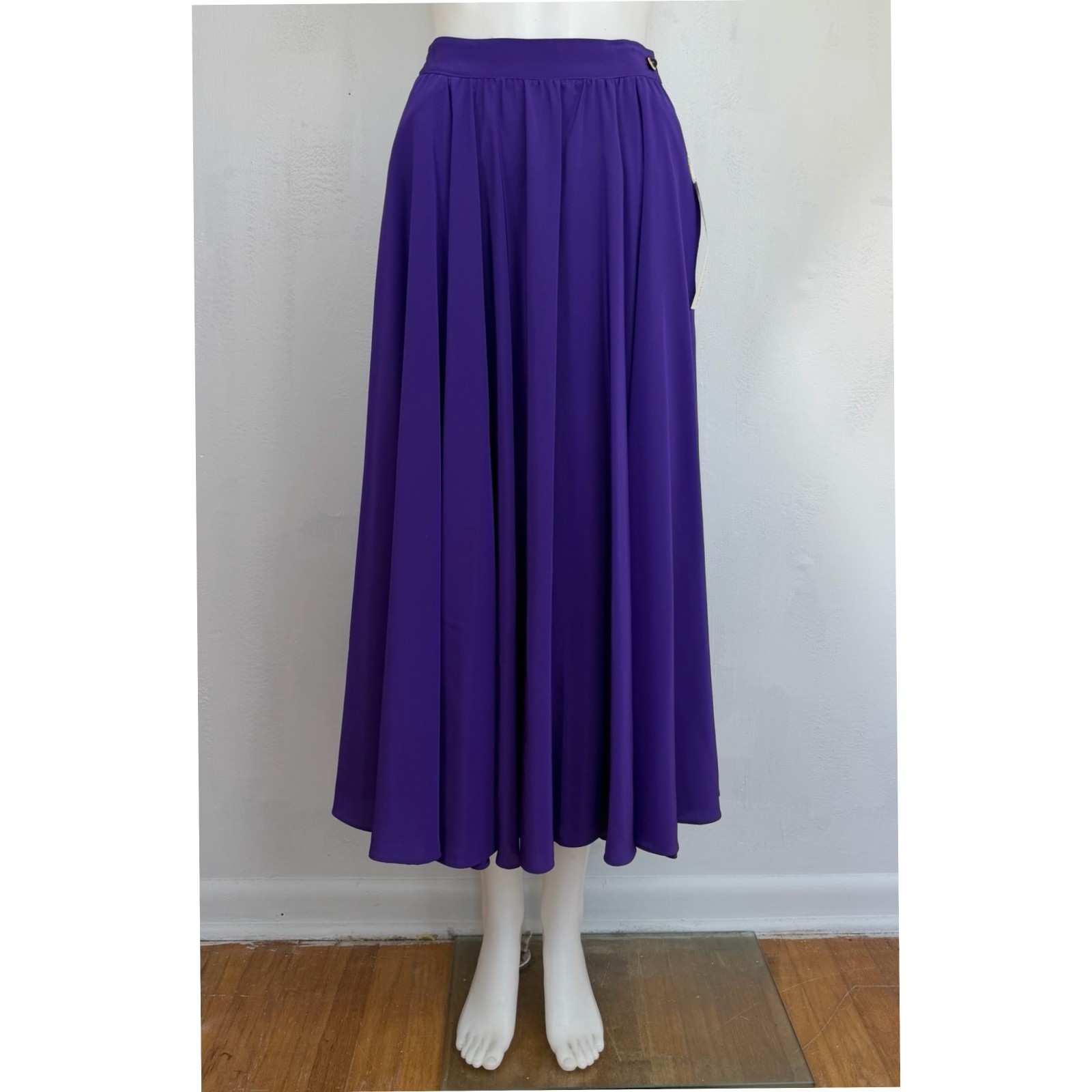 Vintage 3 Piece Outfit Set Size M/L 80s Purple Skirt Reversible Top & Jacket