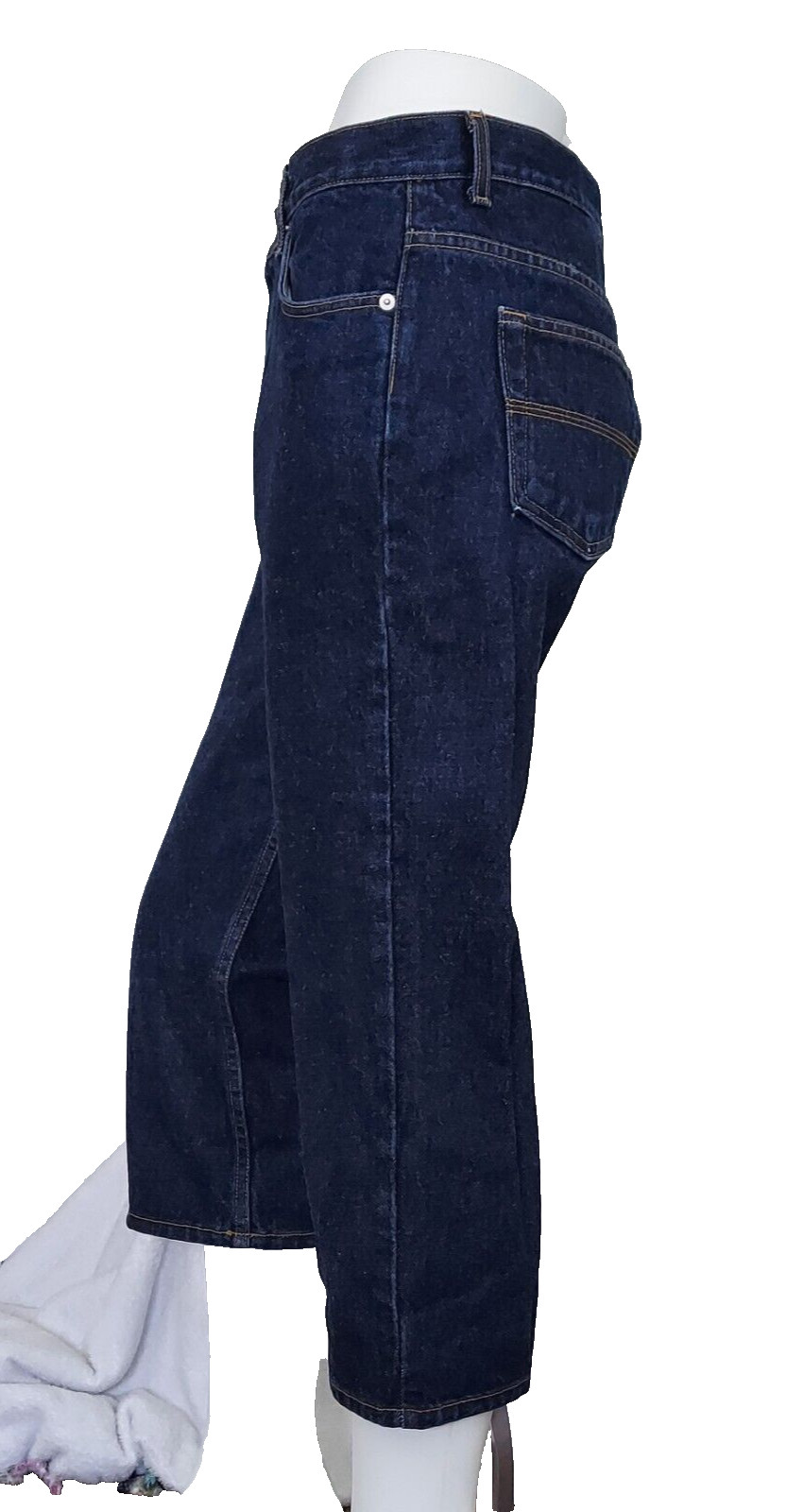 Vintage 90s Limited Express Blues High Rise Capri Flare Jeans 9/10 Dark Wash