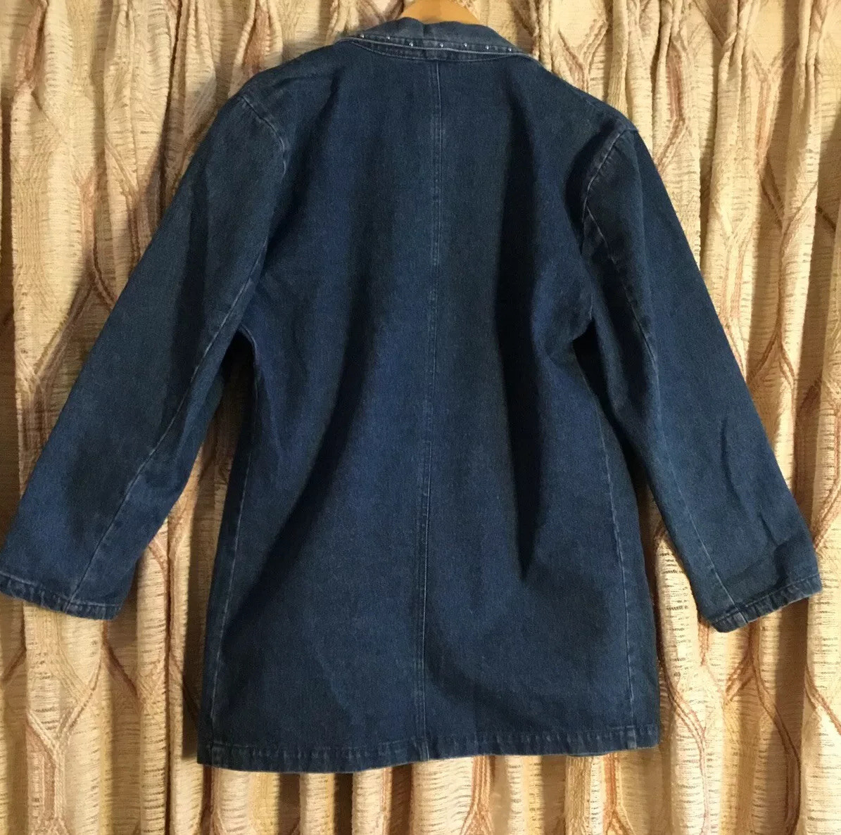 80s Jenjen By Darian Jewel Denim Womens Vintage Blazer Large Western Theme