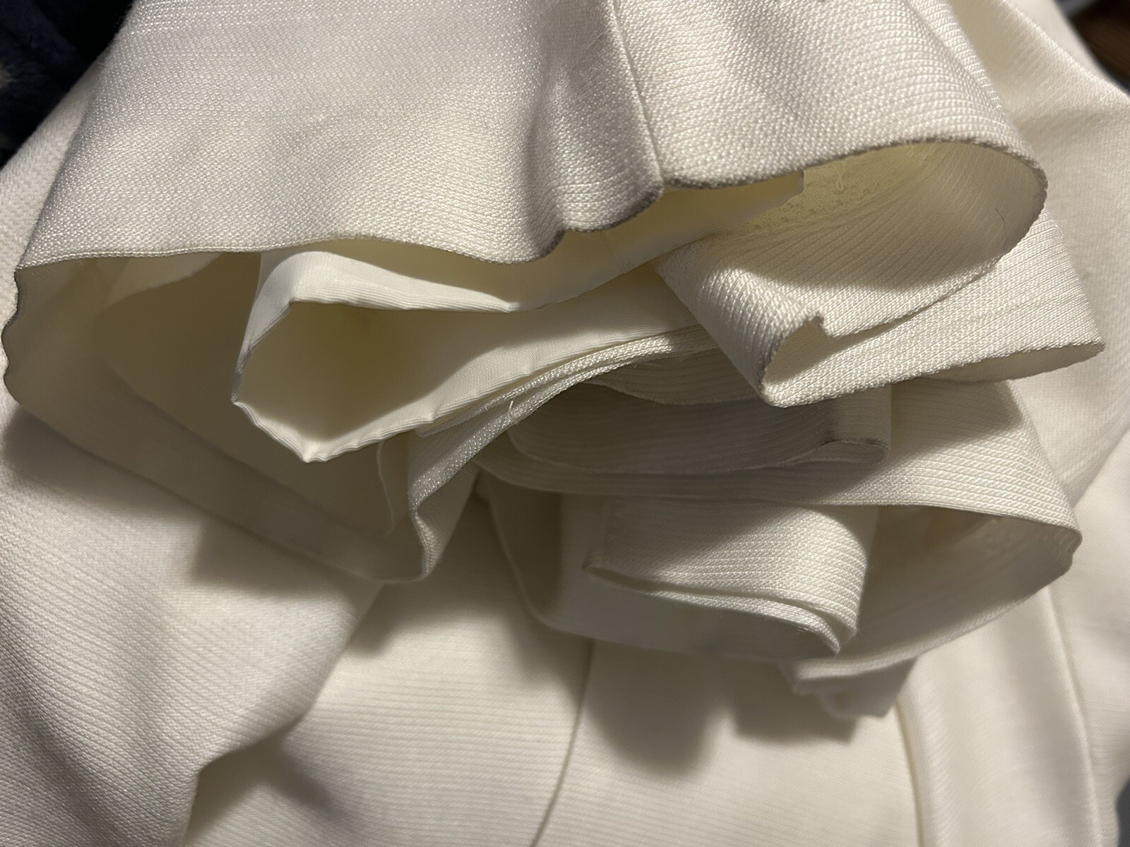 VINTAGE 60’s Union Made Three Button Empire Waist Ivory MAXI COAT Sz 11 Jackie O
