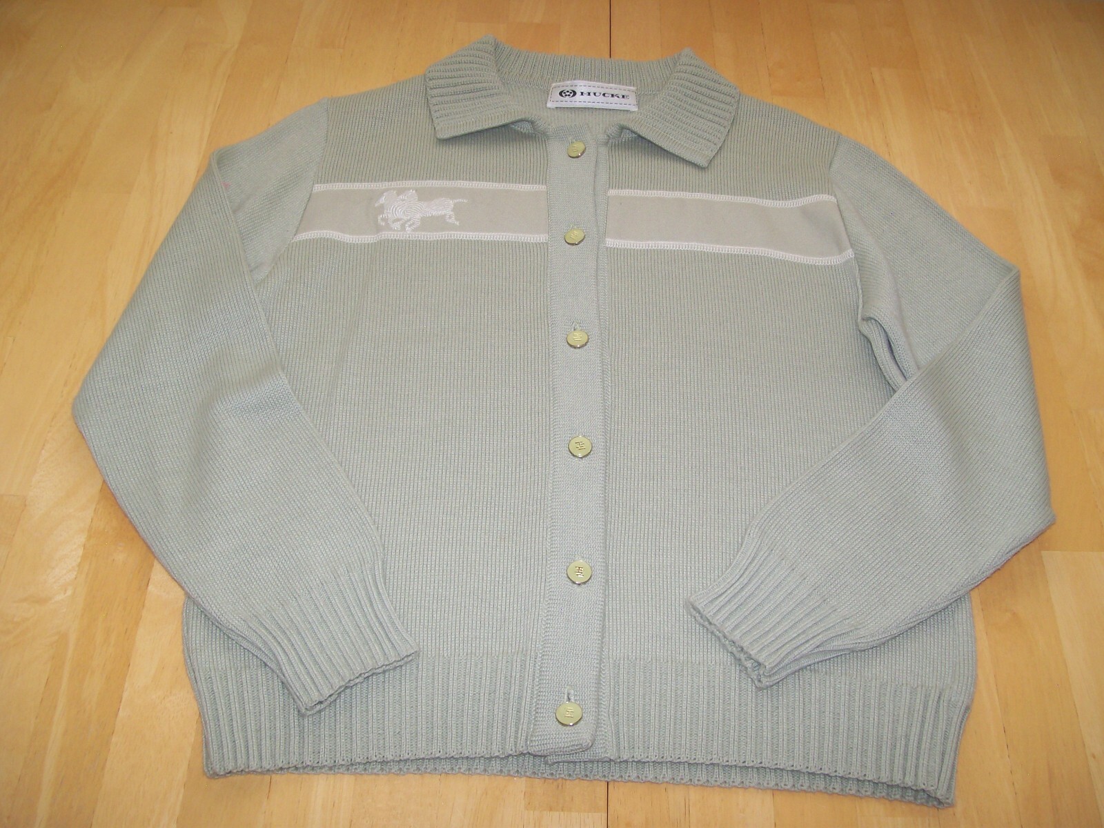 True Vintage 1970’s HUCKE 3 Piece Skirt Top & Sweater Set Women’s Small or 6