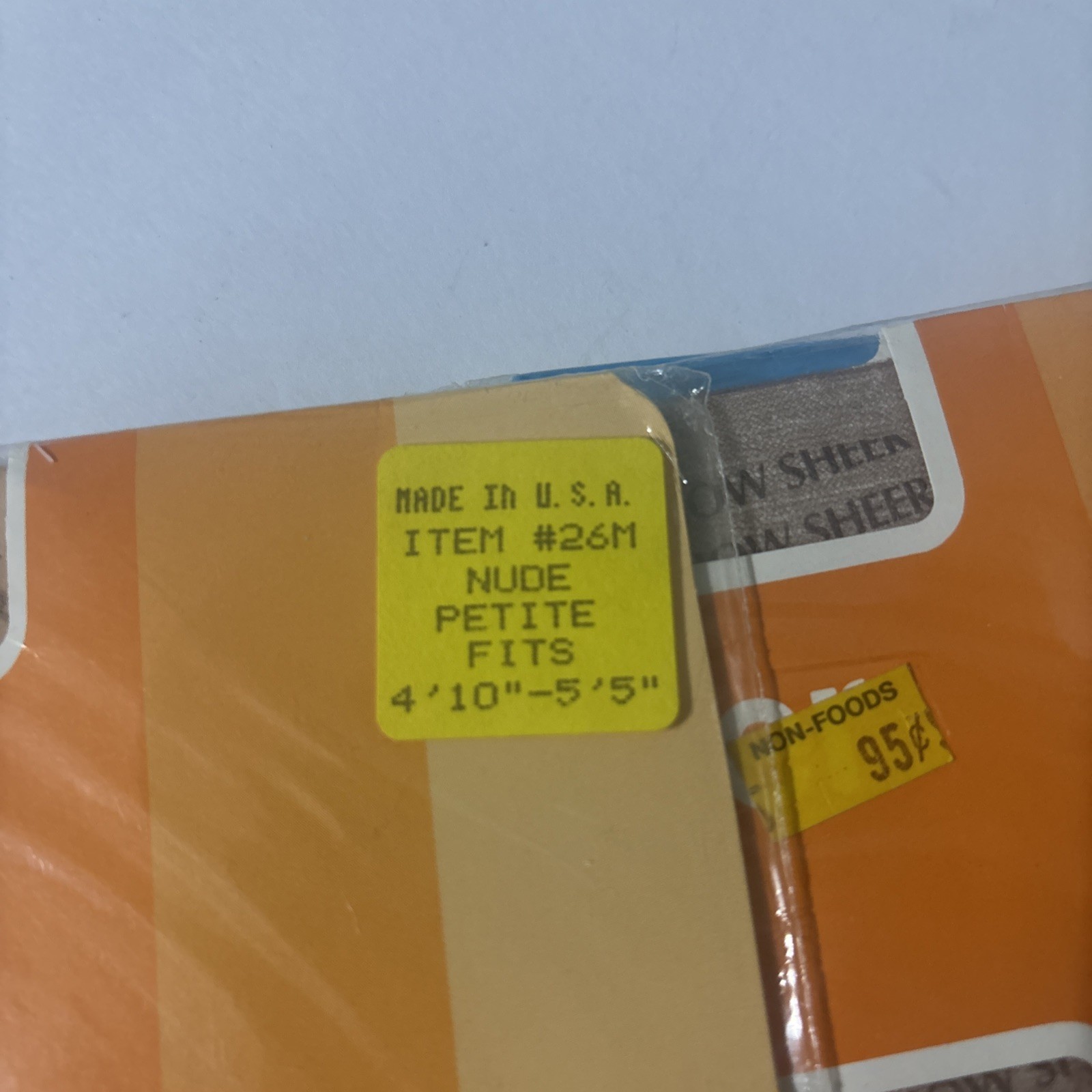 Pathmark Vintage Super Sheer Panty Hose Size Petite Nude Taupe 3 Pairs