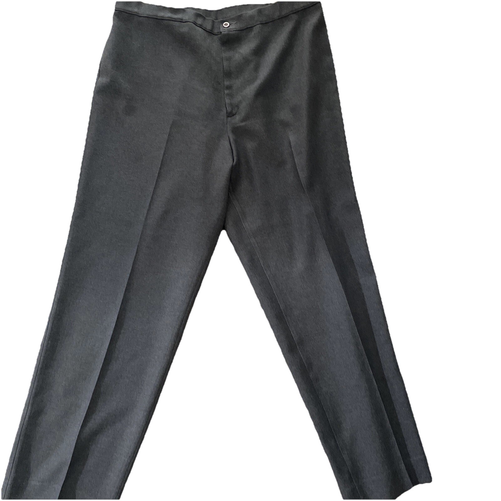 Vintage Levi Strauss BEND OVER Pants Size 38W Gray High Rise Straight Trouser