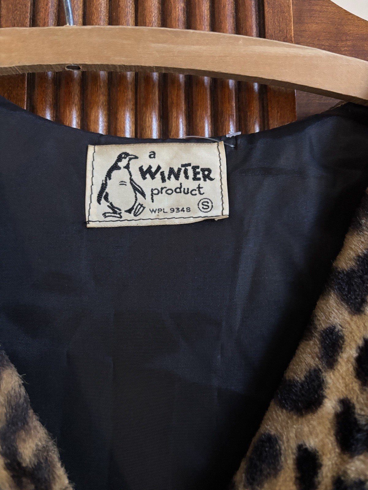 Vintage 1950s Leopard Print Blouse Vest Pockets Rockabilly Faux Fur Animal Print