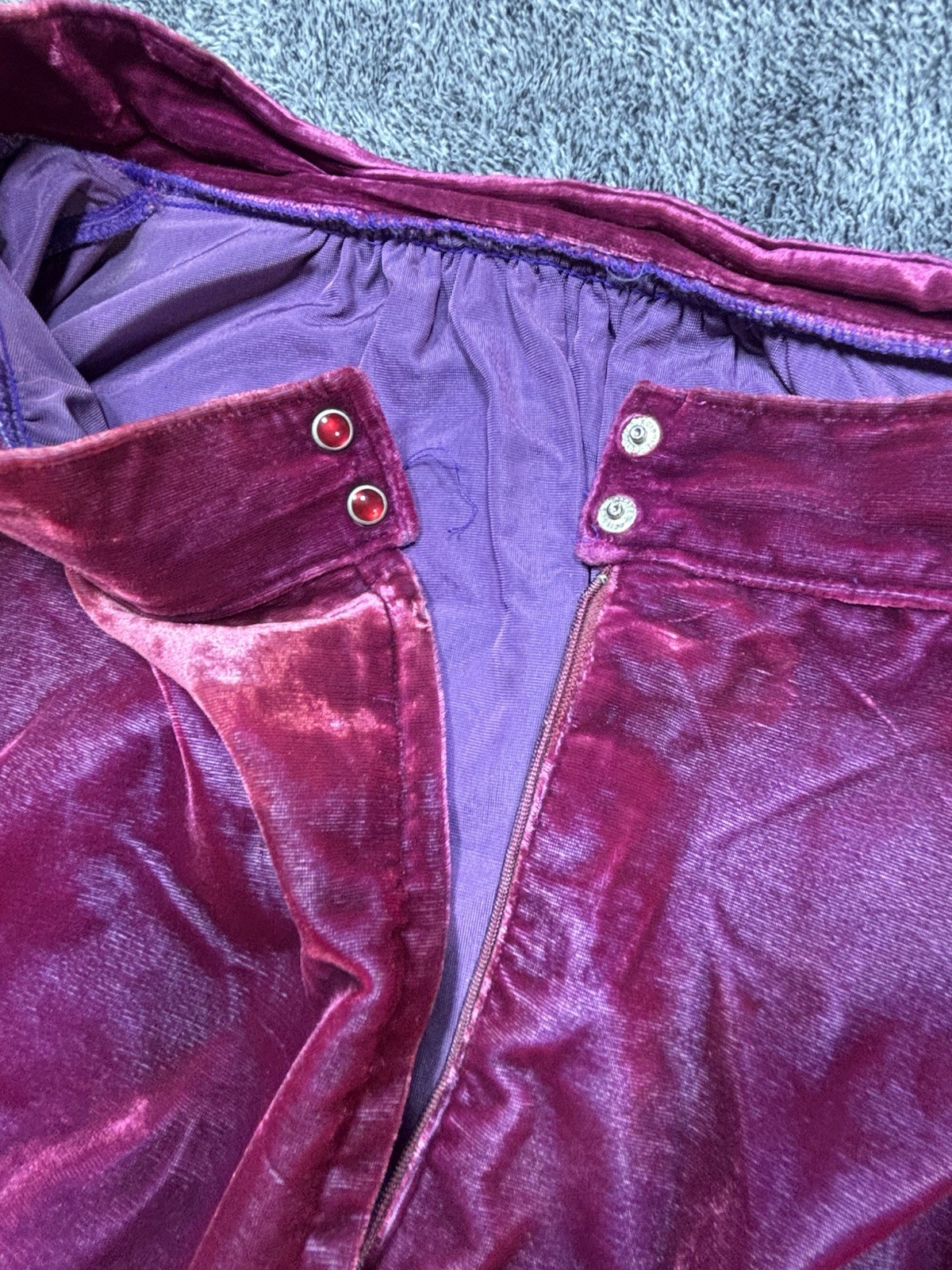 VTG 80s Miss Rodeo America Pageant Velvet 2 Piece Set Dress Jacket Set 13/14