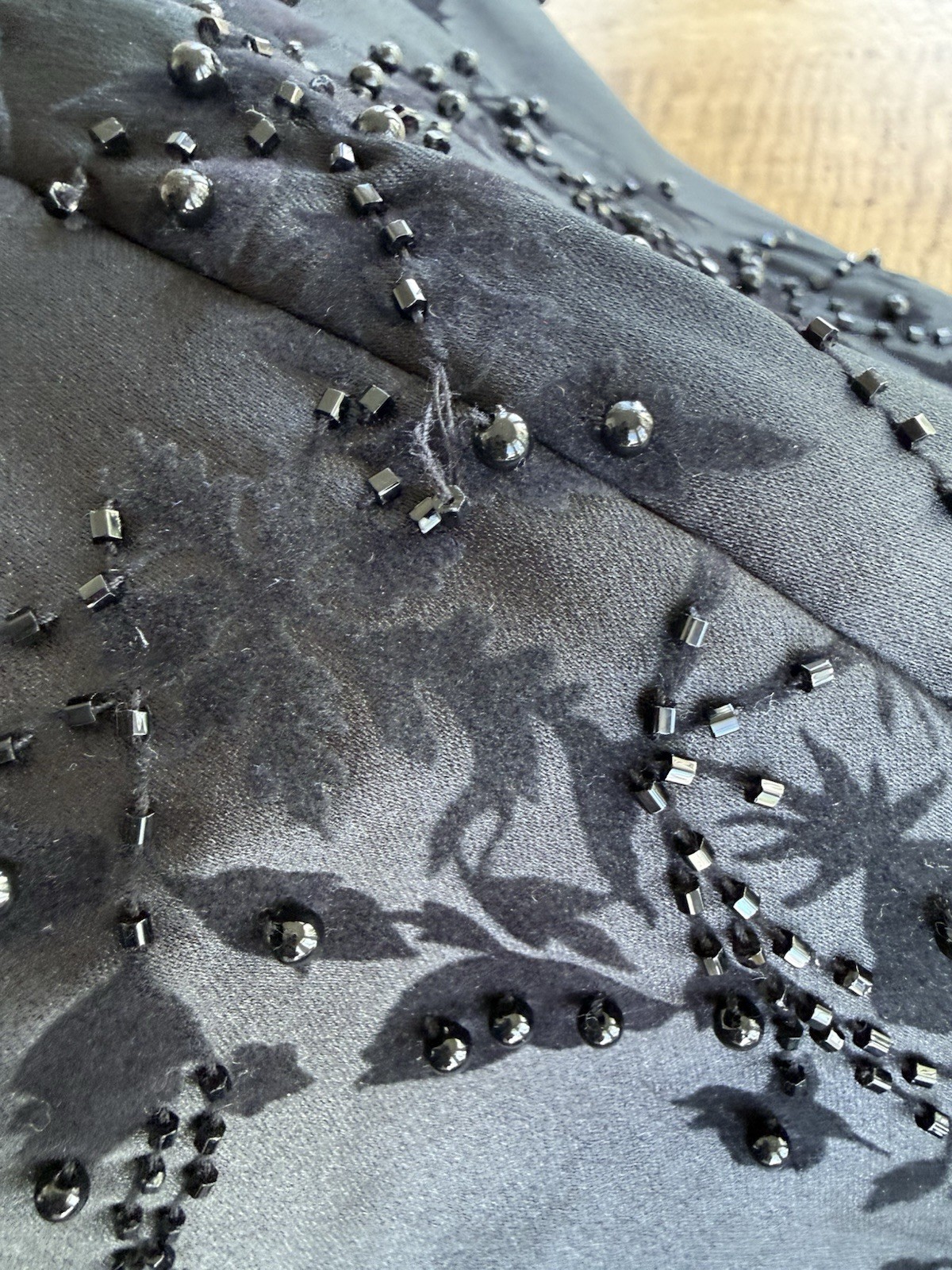 VTG Evening Skirt Black Sequin Maxi Women Sz 4 Formal Sparkly Evening Quiet Lux