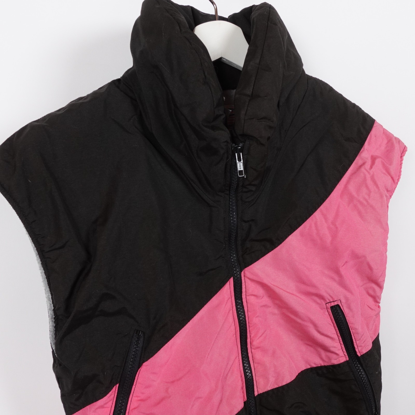 Vintage 80s Durango Womens Neon Pink Puff Vest Threadworks DTW Colorado Ski Smal