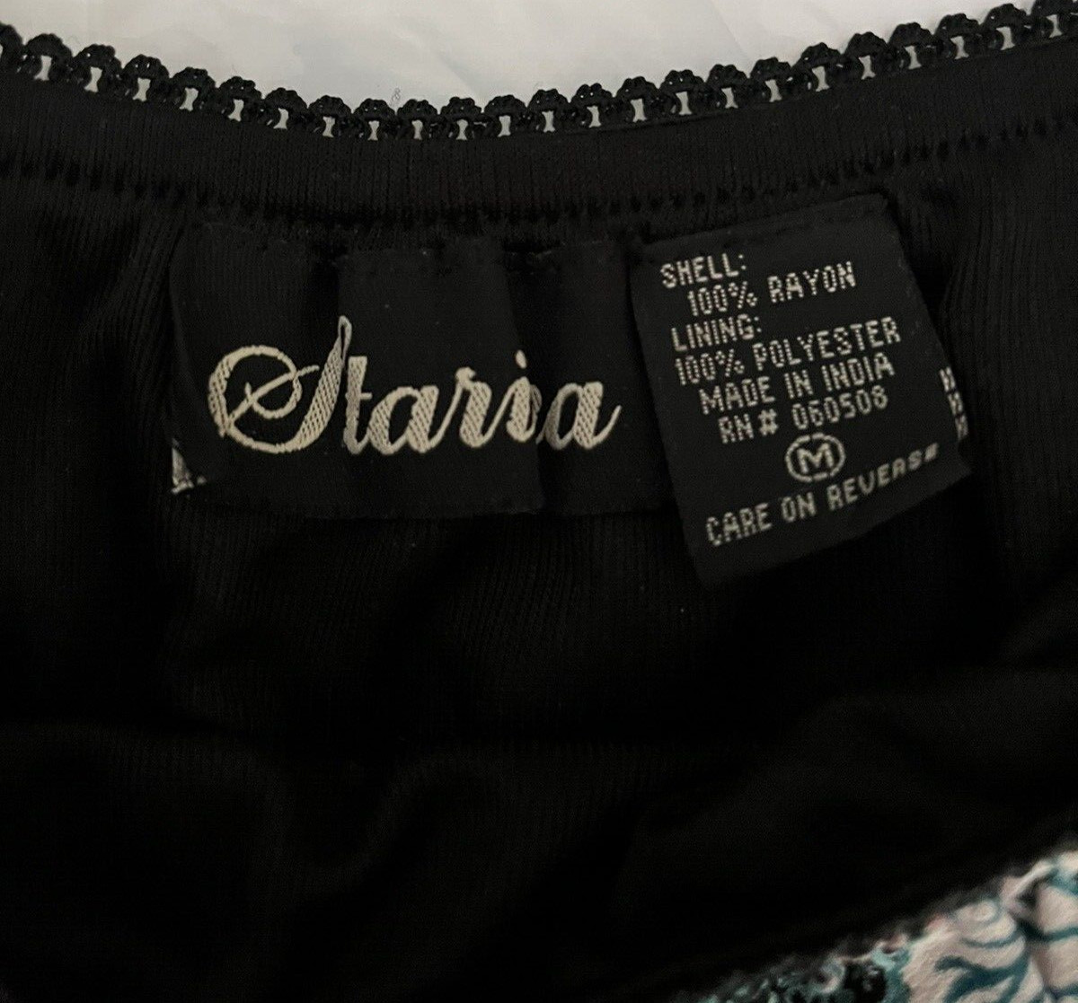 Vintage Starina skirt bottom beautiful elastic waist perfect condition size M
