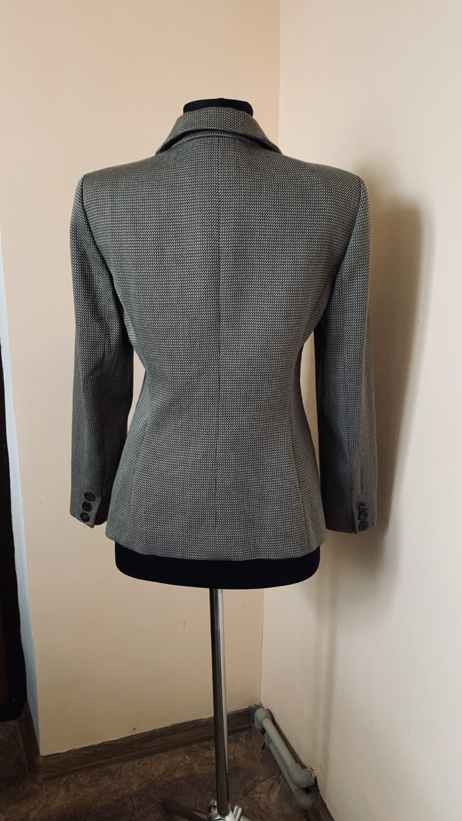 Vintage Armani Collezioni Wool Cashmere Blazer Jacket Tailored Italy Women EU44