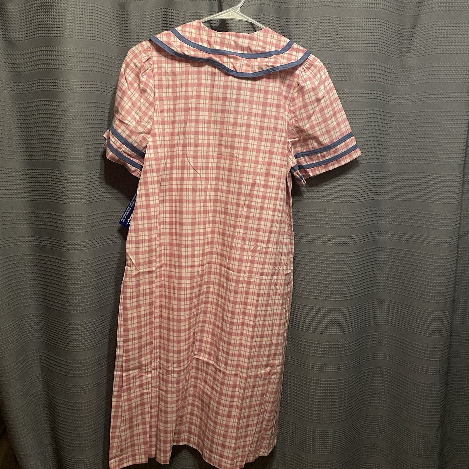 Vintage Its A Charm House Dress Women’s M Checkered Casual New With Tags