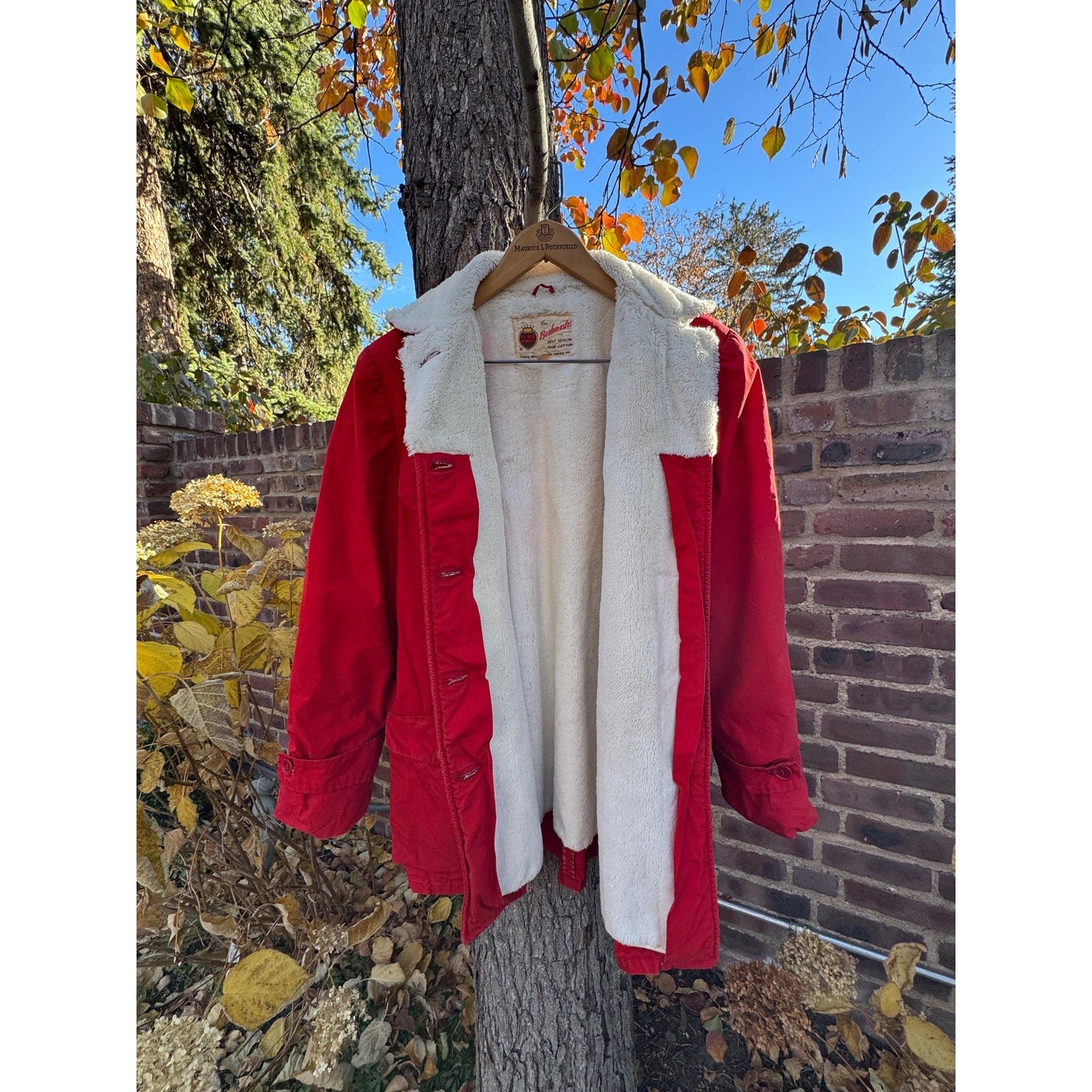 Vintage RARE 1950s Zero King Bushmaster Lined Cotton Hunting Jacket Coat