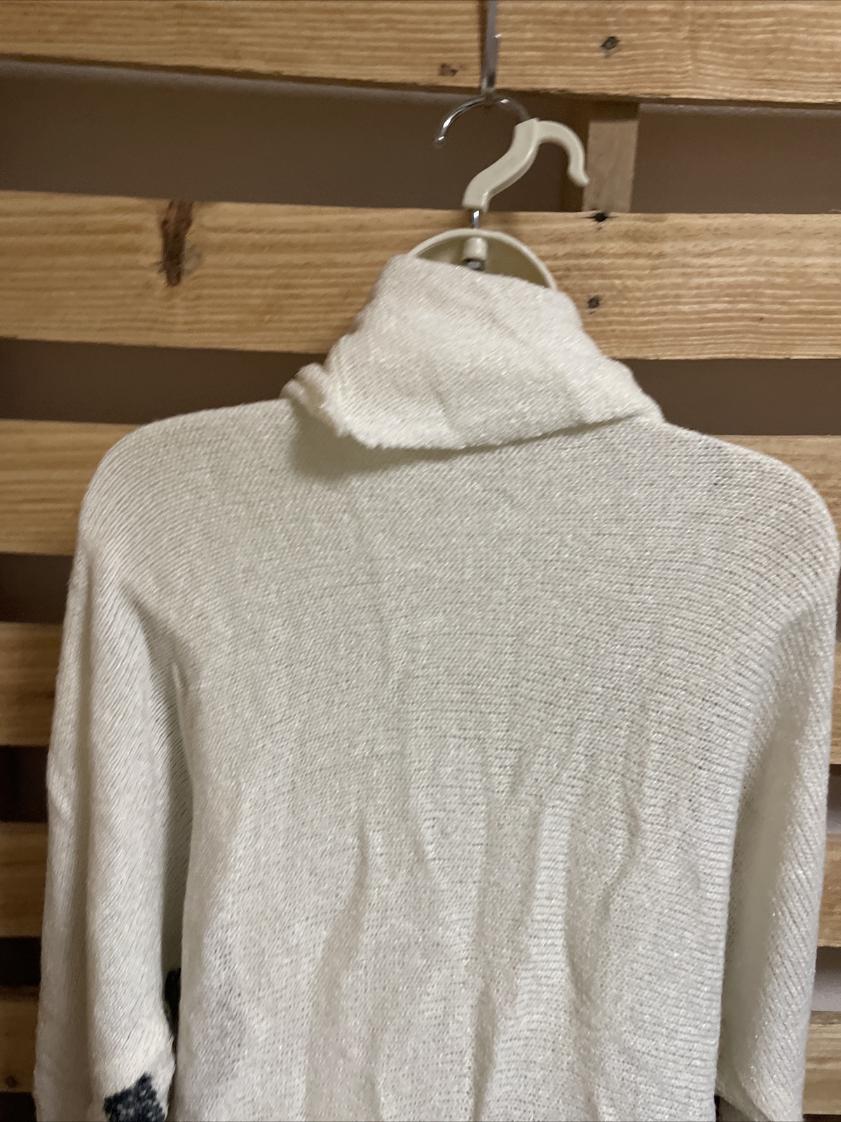 Vintage 1980’s 20 Ams Mariea Kim Fox Turtleneck Sweater Woman’s Medium JD