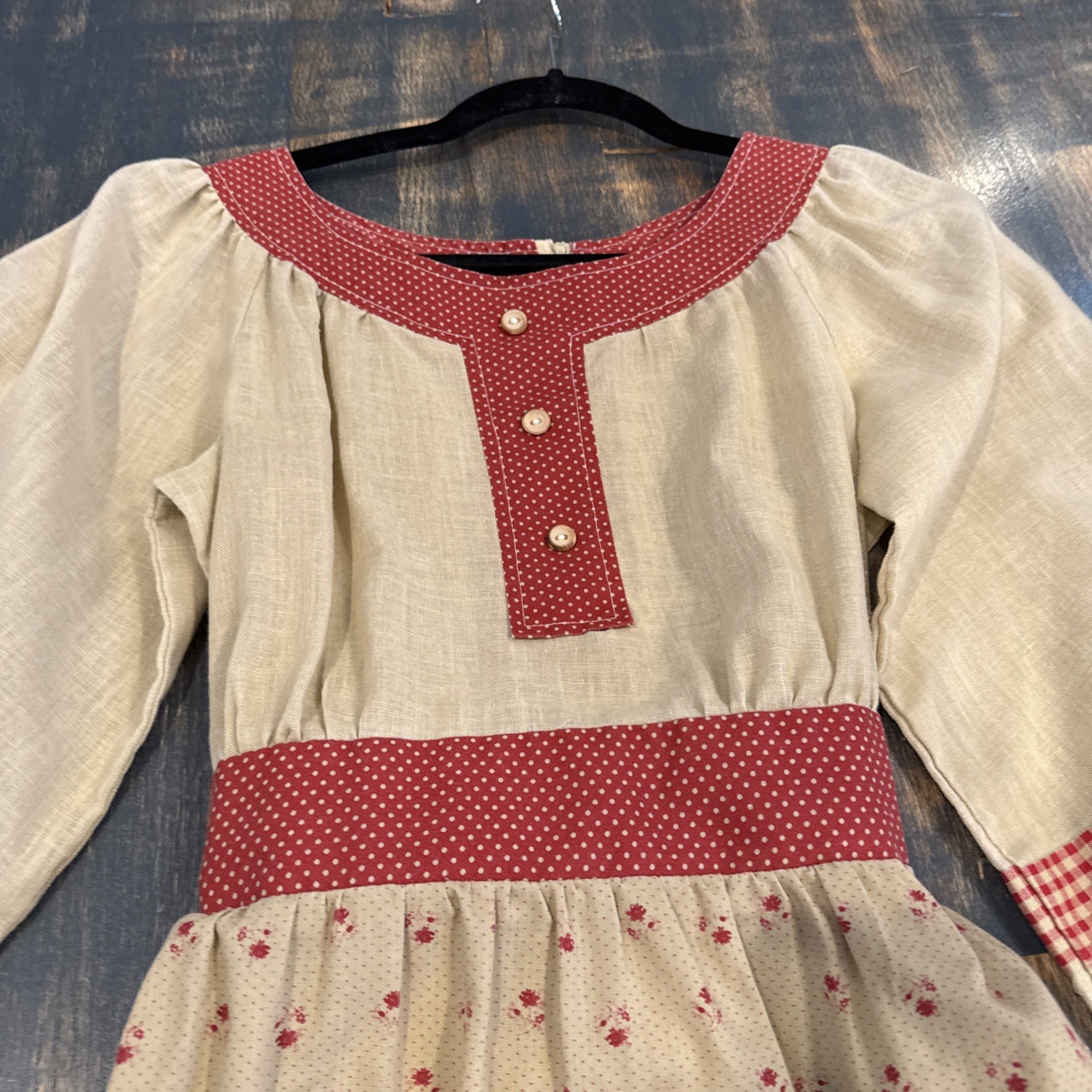 Vintage 1970s Magnolia San Francisco Dress Boho Hippie-Flower Child-Cottagecore